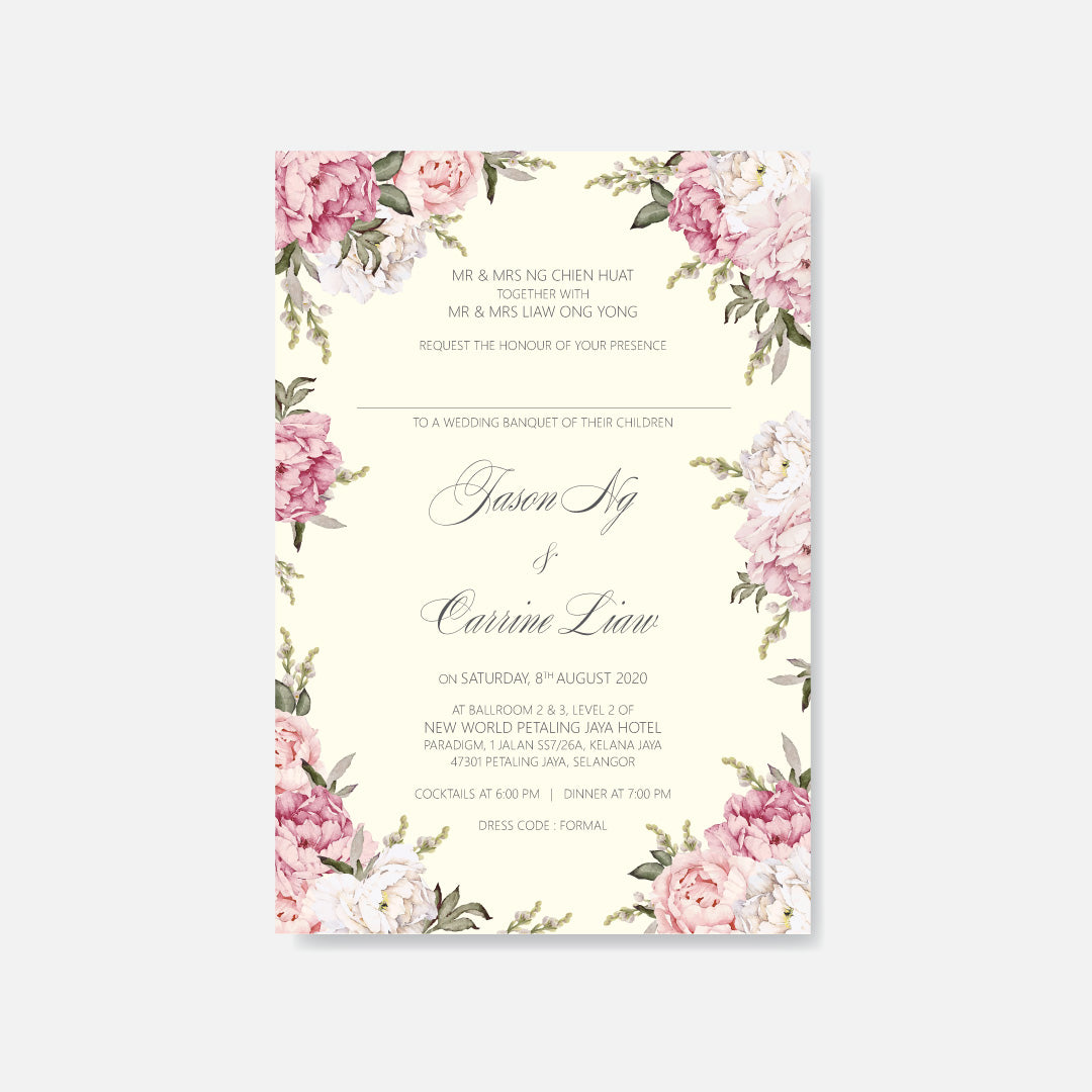 Botanical Wedding Invitation