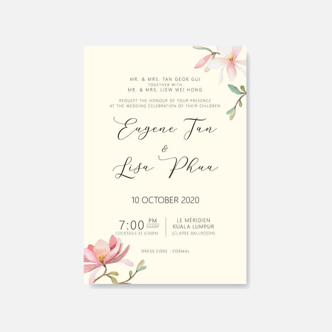 Botanical Wedding Invitation