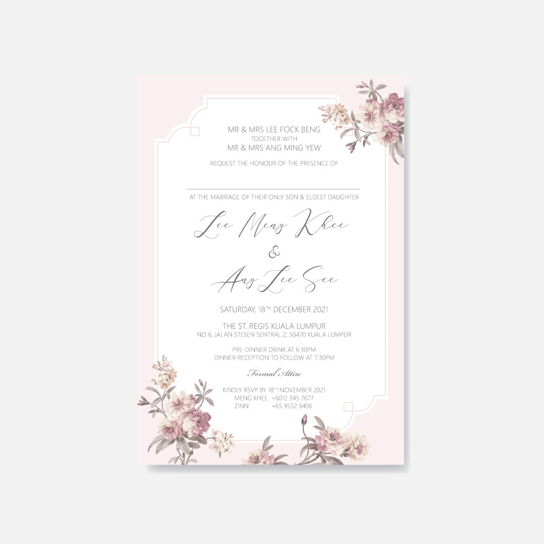 Botanical Wedding Invitation