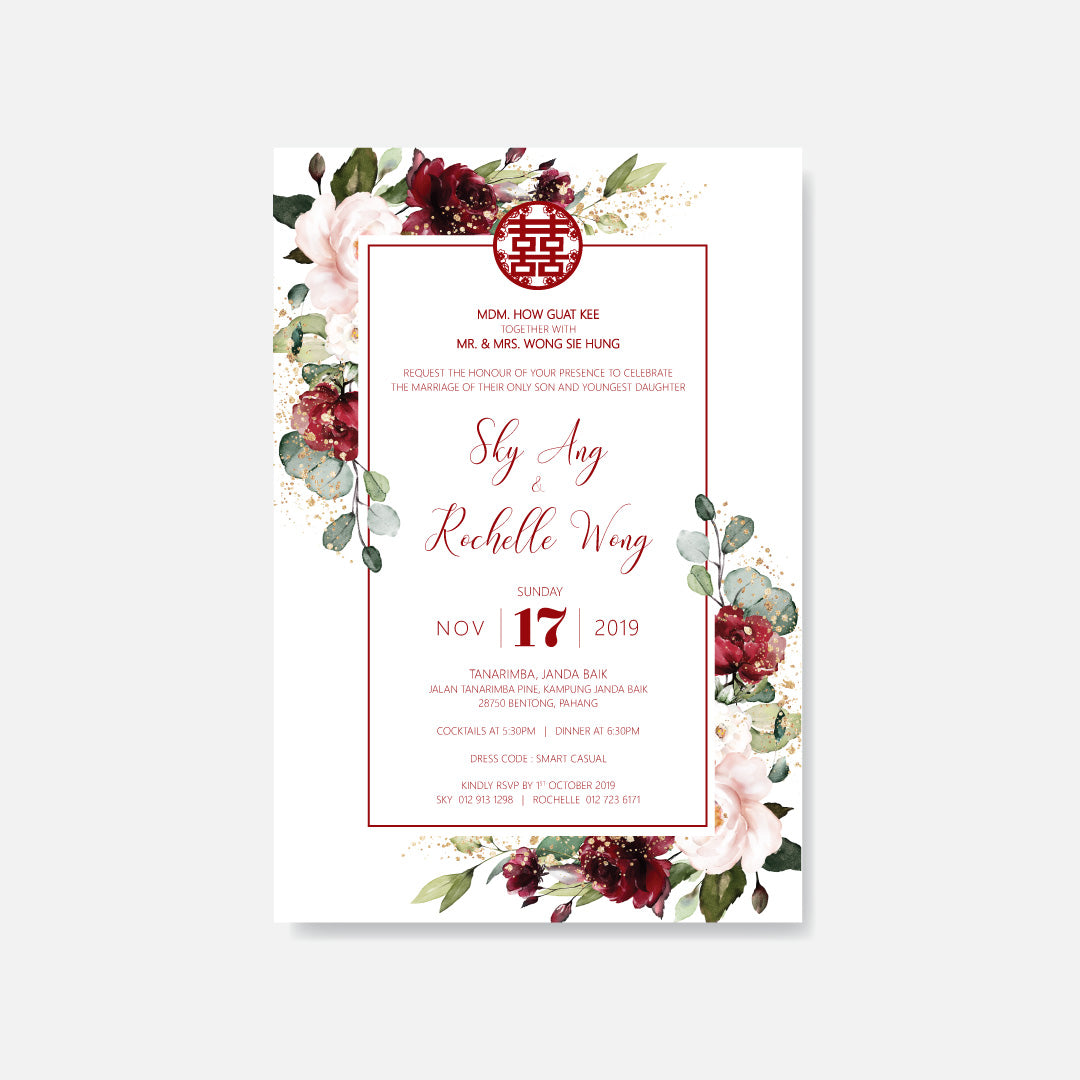 Botanical Wedding Invitation