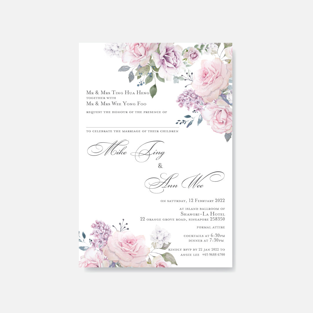 Botanical Wedding Invitation