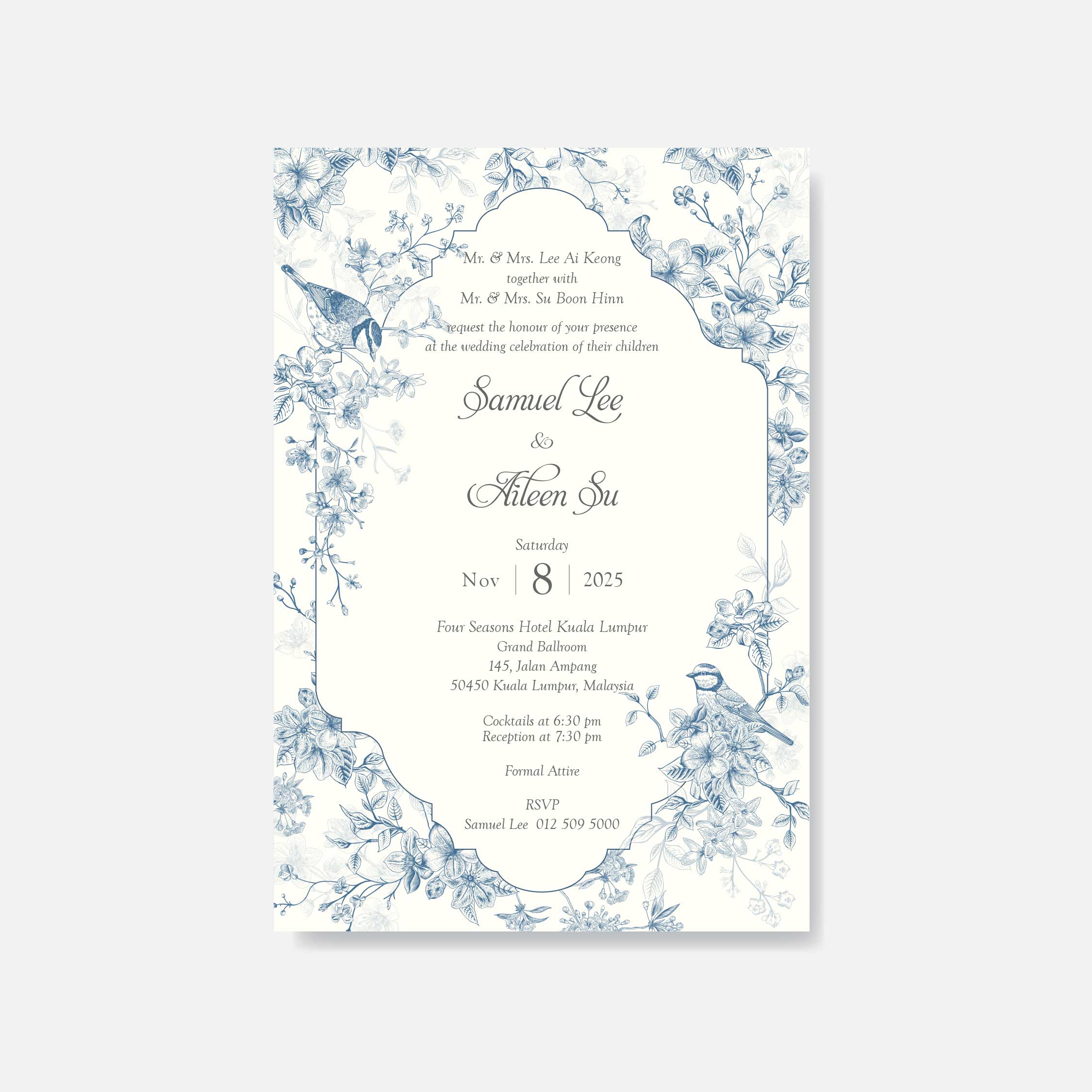 Botanical Wedding Invitation