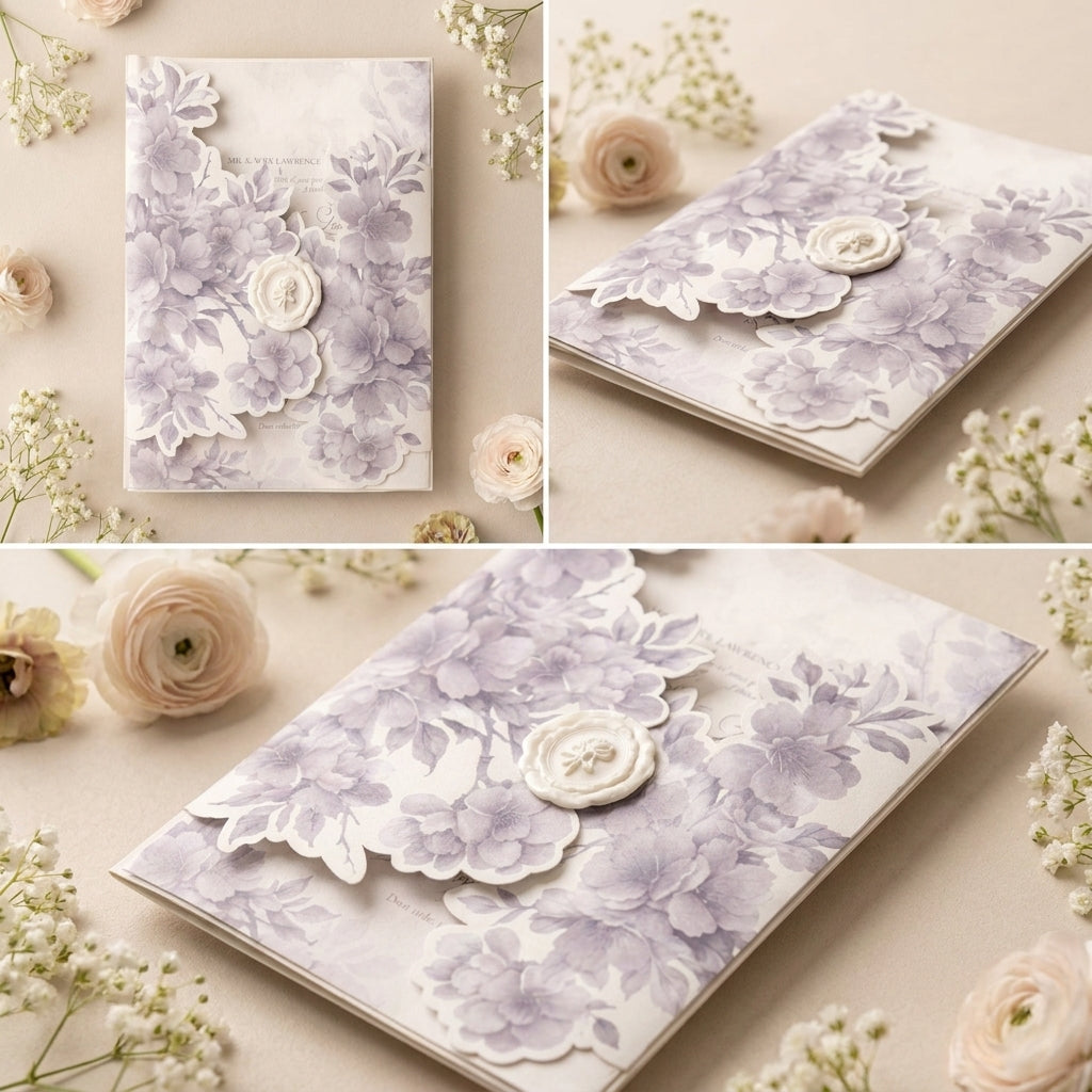 Fancy Shaped Wedding Invitation