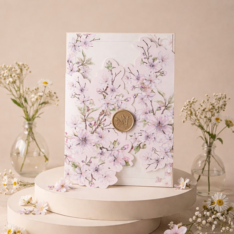 Fancy Shaped Wedding Invitation