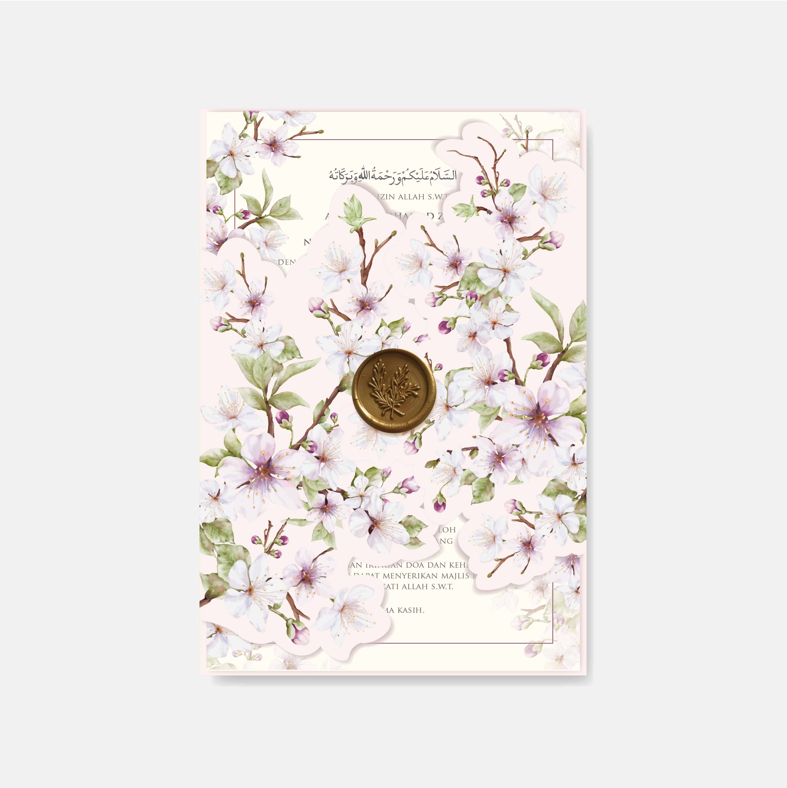 Fancy Shaped Wedding Invitation