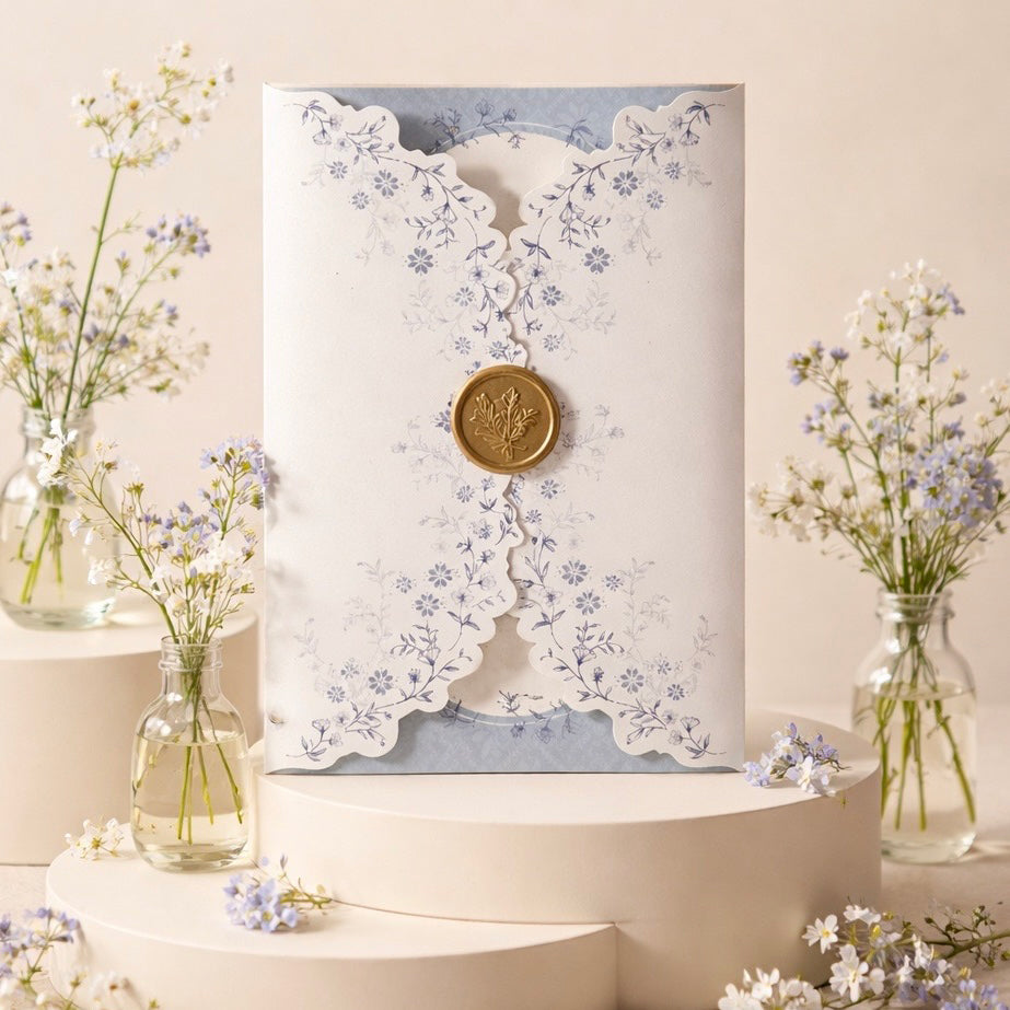 Fancy Shaped Wedding Invitation