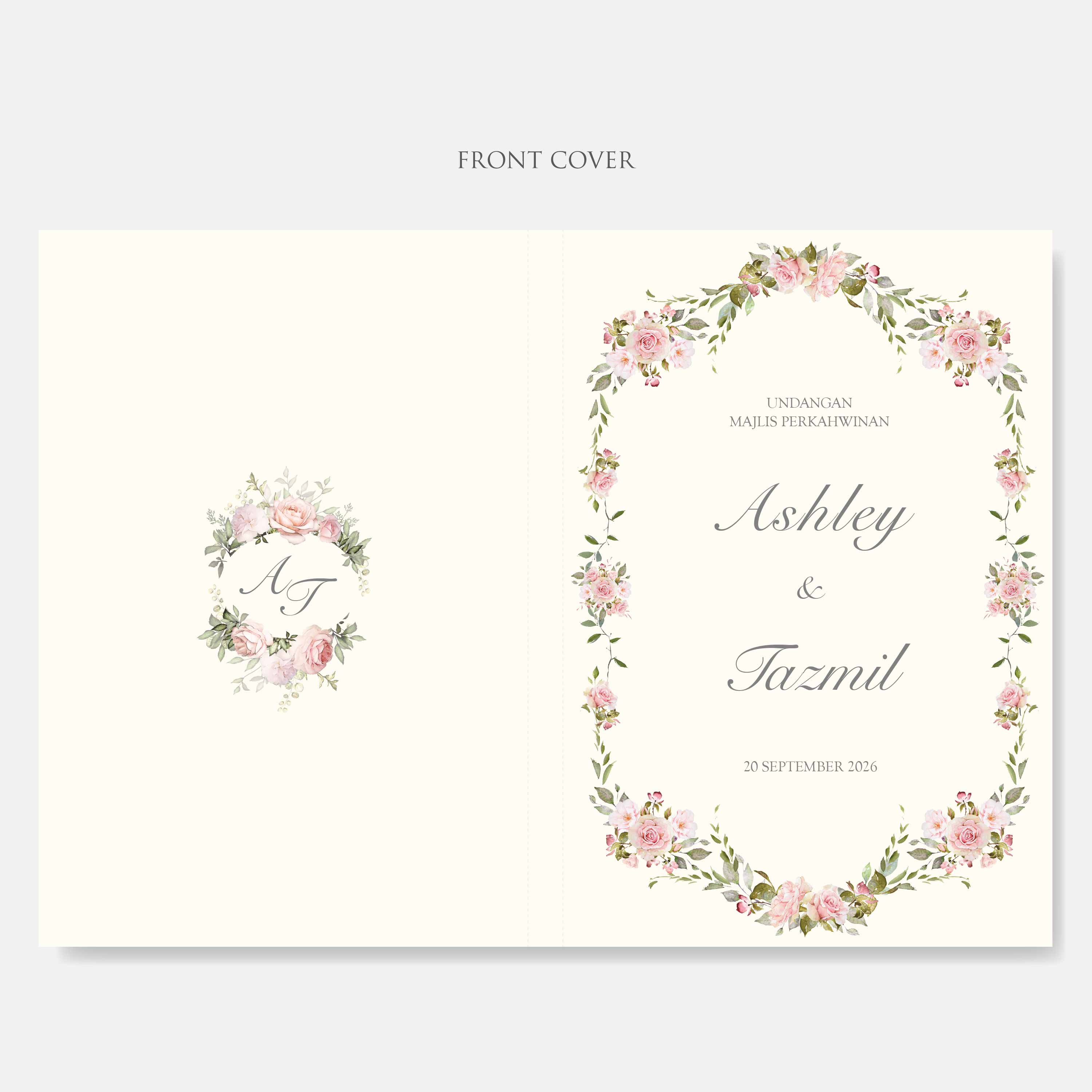 Premium Hardcover Wedding Invitation - Paperose Wedding