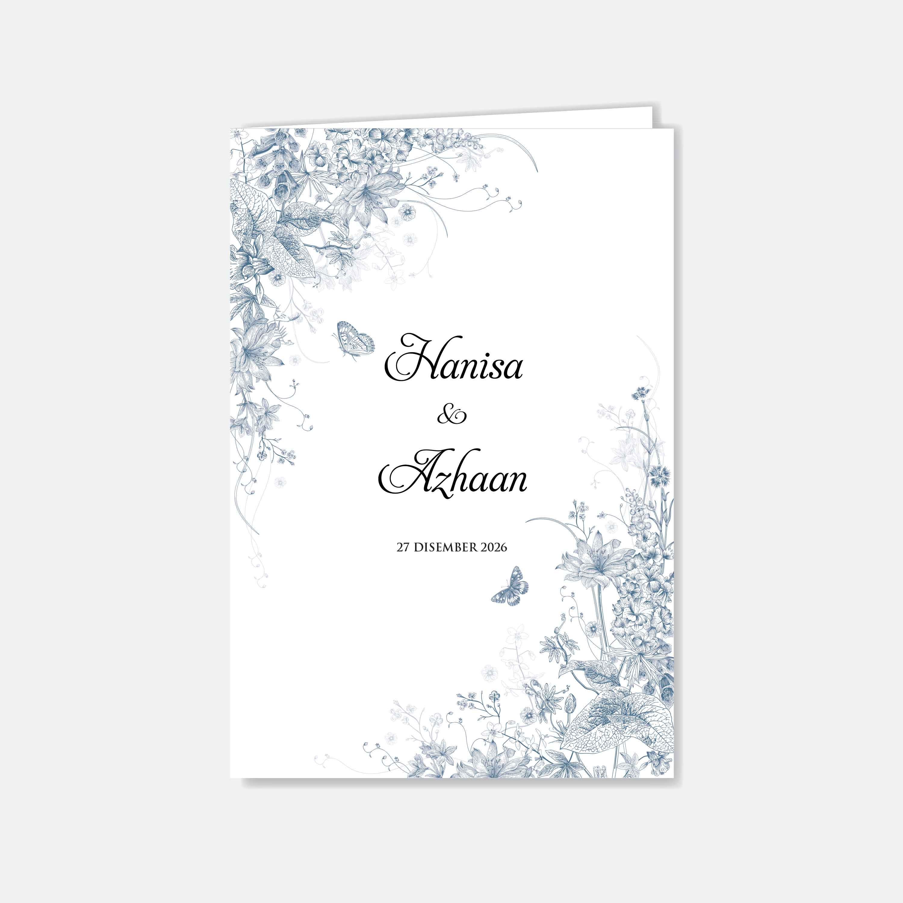 Premium Hardcover Wedding Invitation - Paperose Wedding