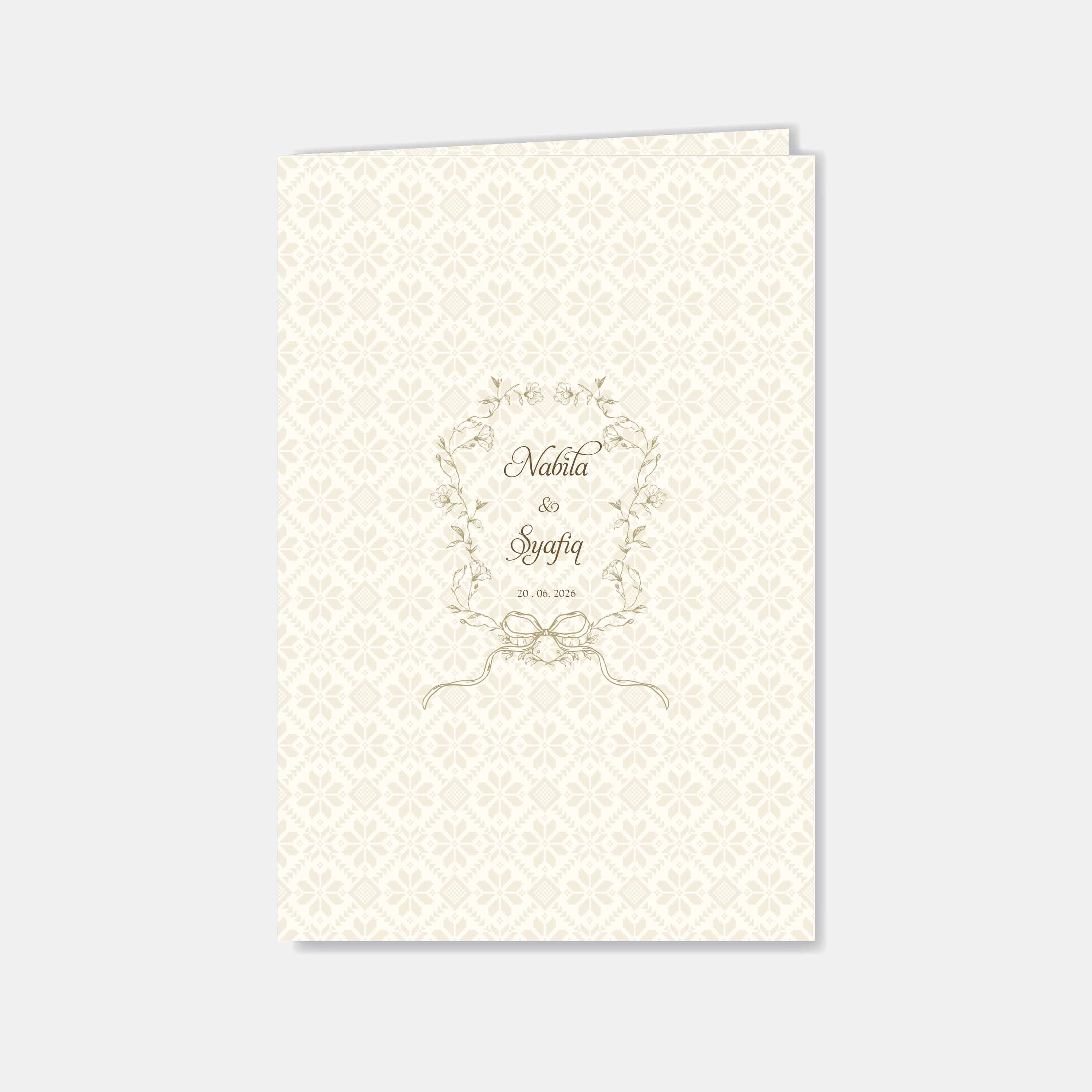 Premium Hardcover Wedding Invitation - Paperose Wedding