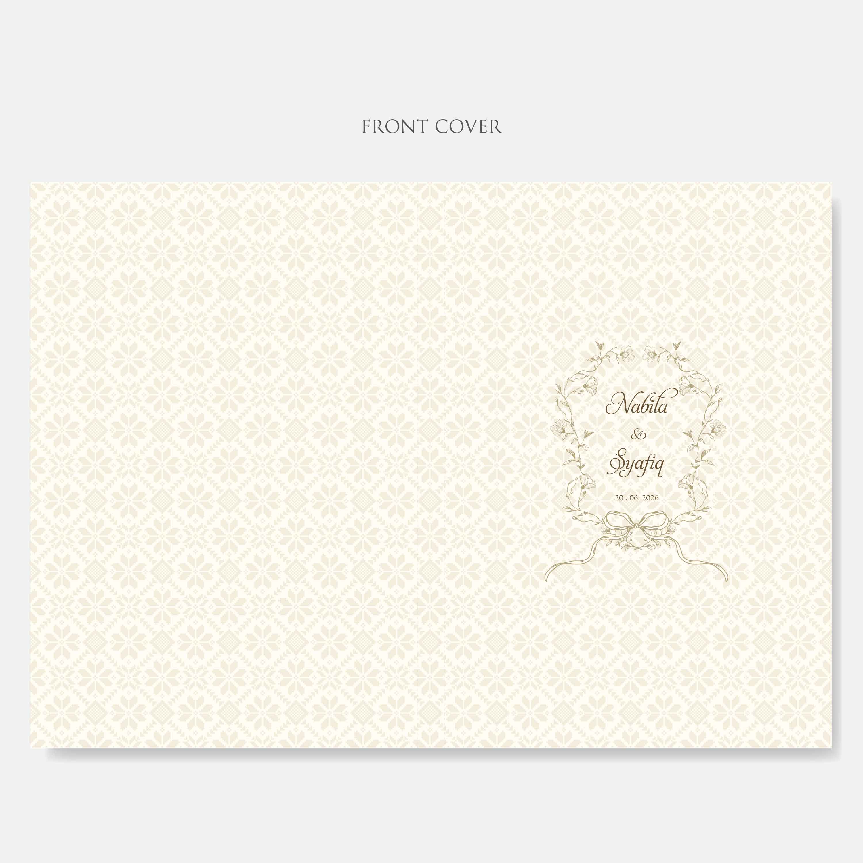 Premium Hardcover Wedding Invitation - Paperose Wedding