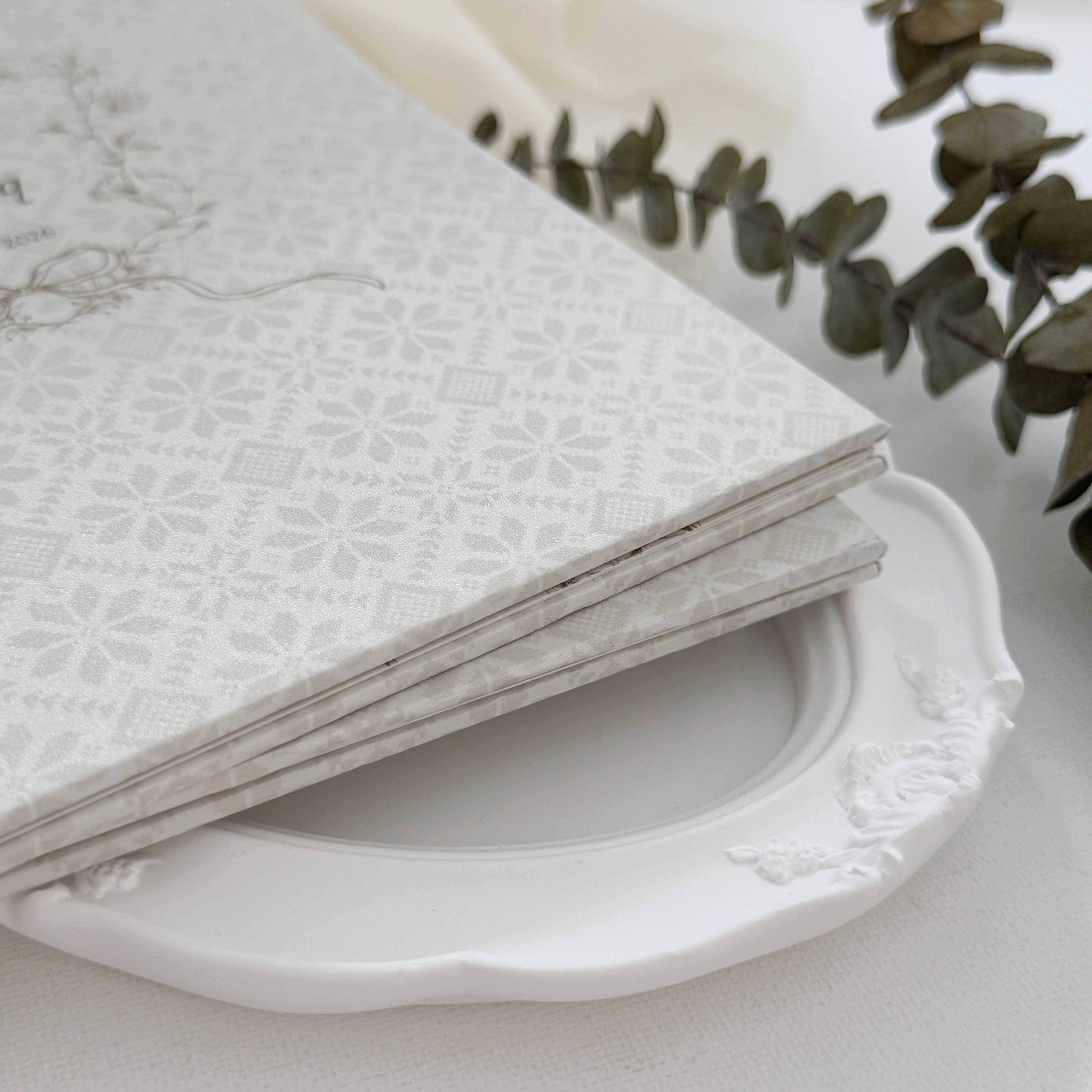 Premium Hardcover Wedding Invitation - Paperose Wedding