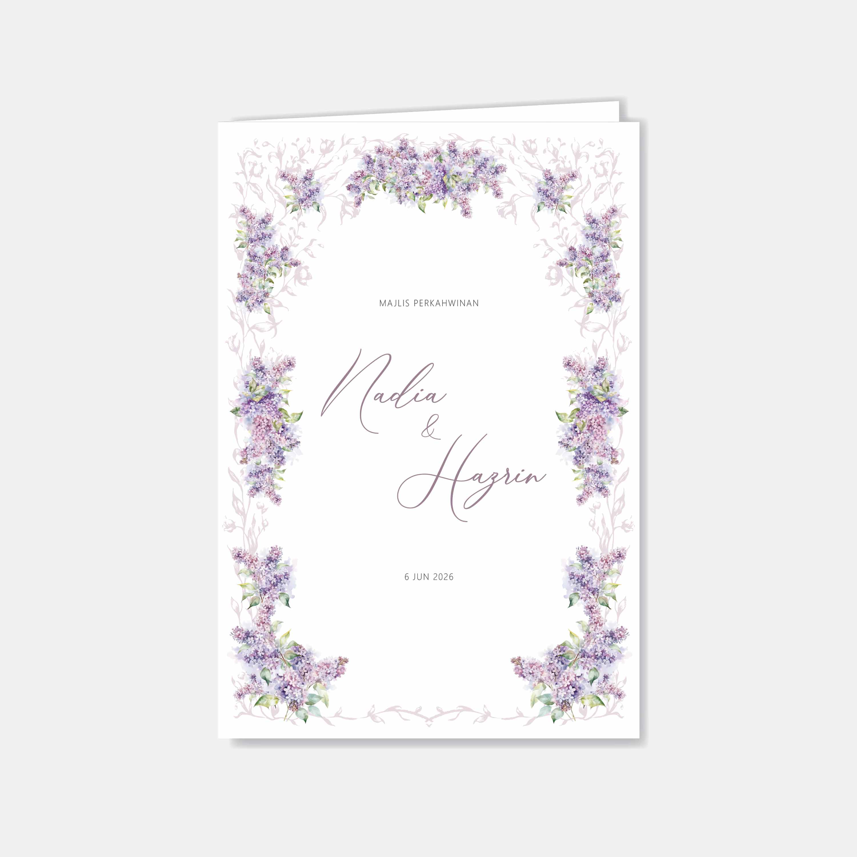 Premium Hardcover Wedding Invitation - Paperose Wedding