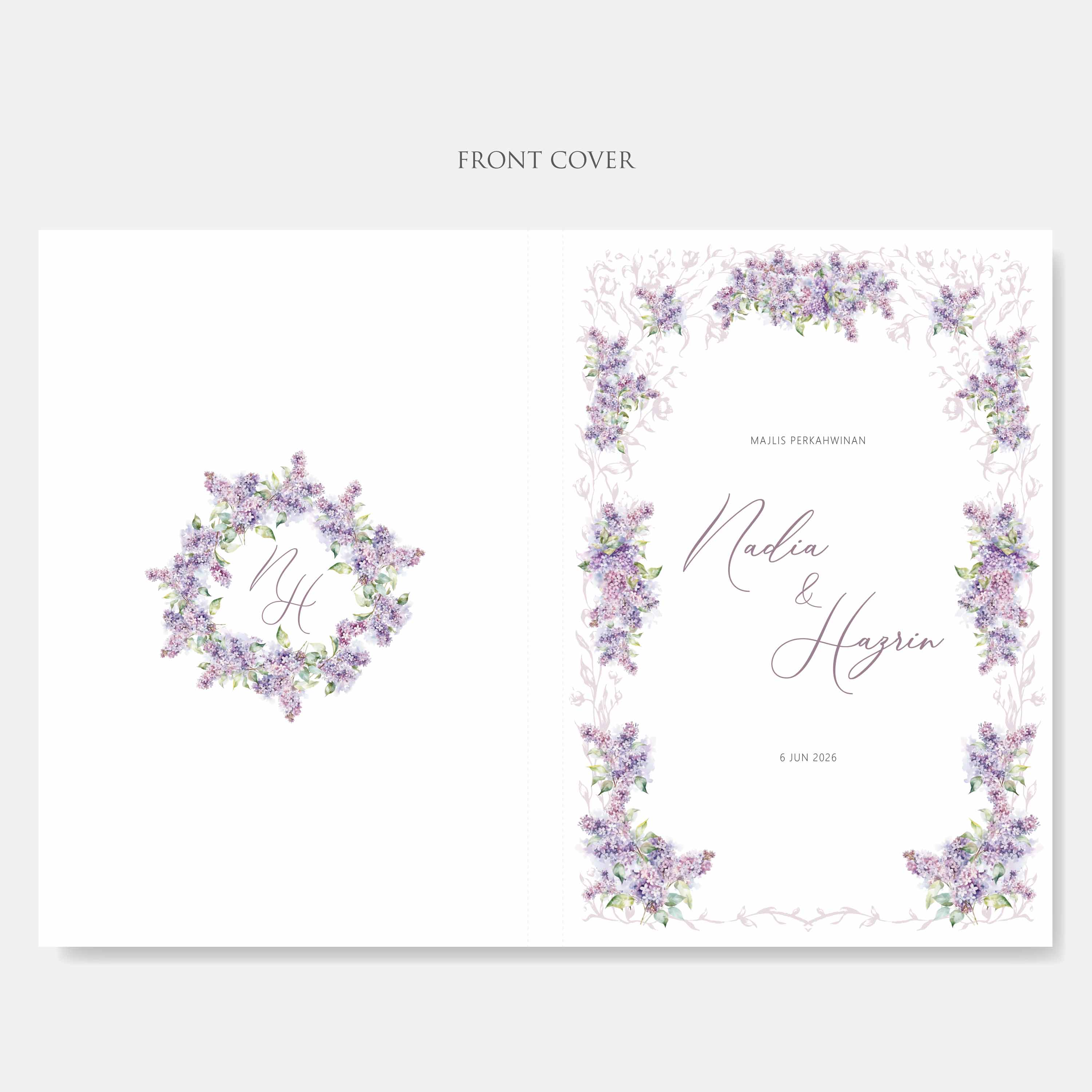 Premium Hardcover Wedding Invitation - Paperose Wedding