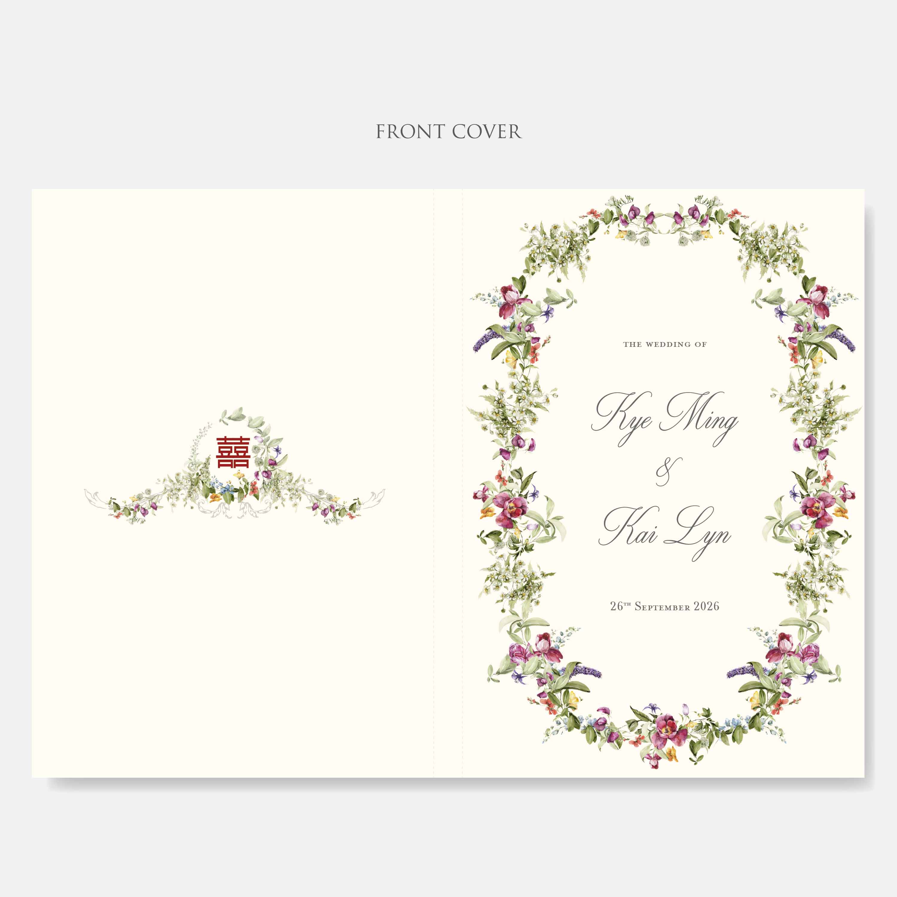Premium Hardcover Wedding Invitation - Paperose Wedding