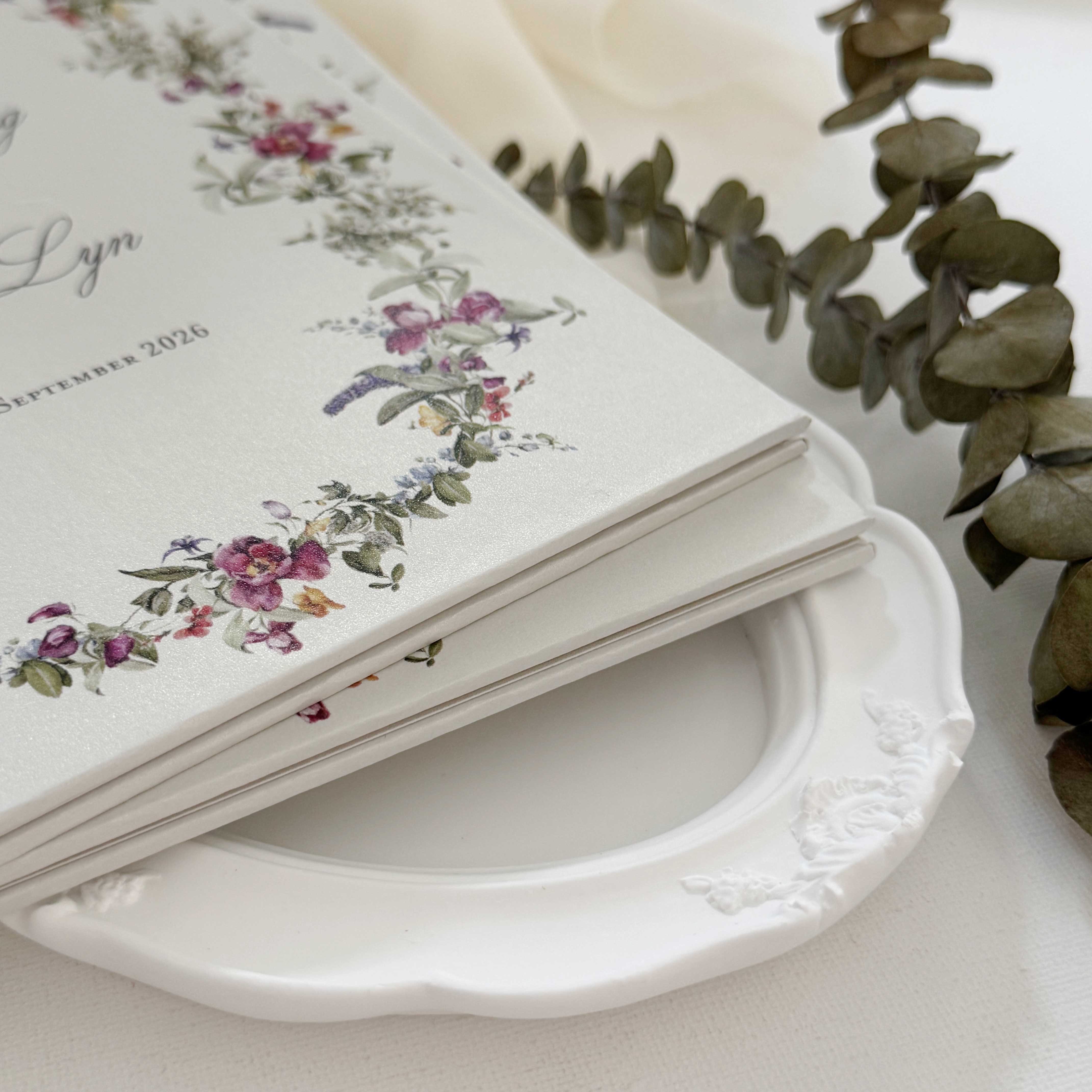 Premium Hardcover Wedding Invitation - Paperose Wedding