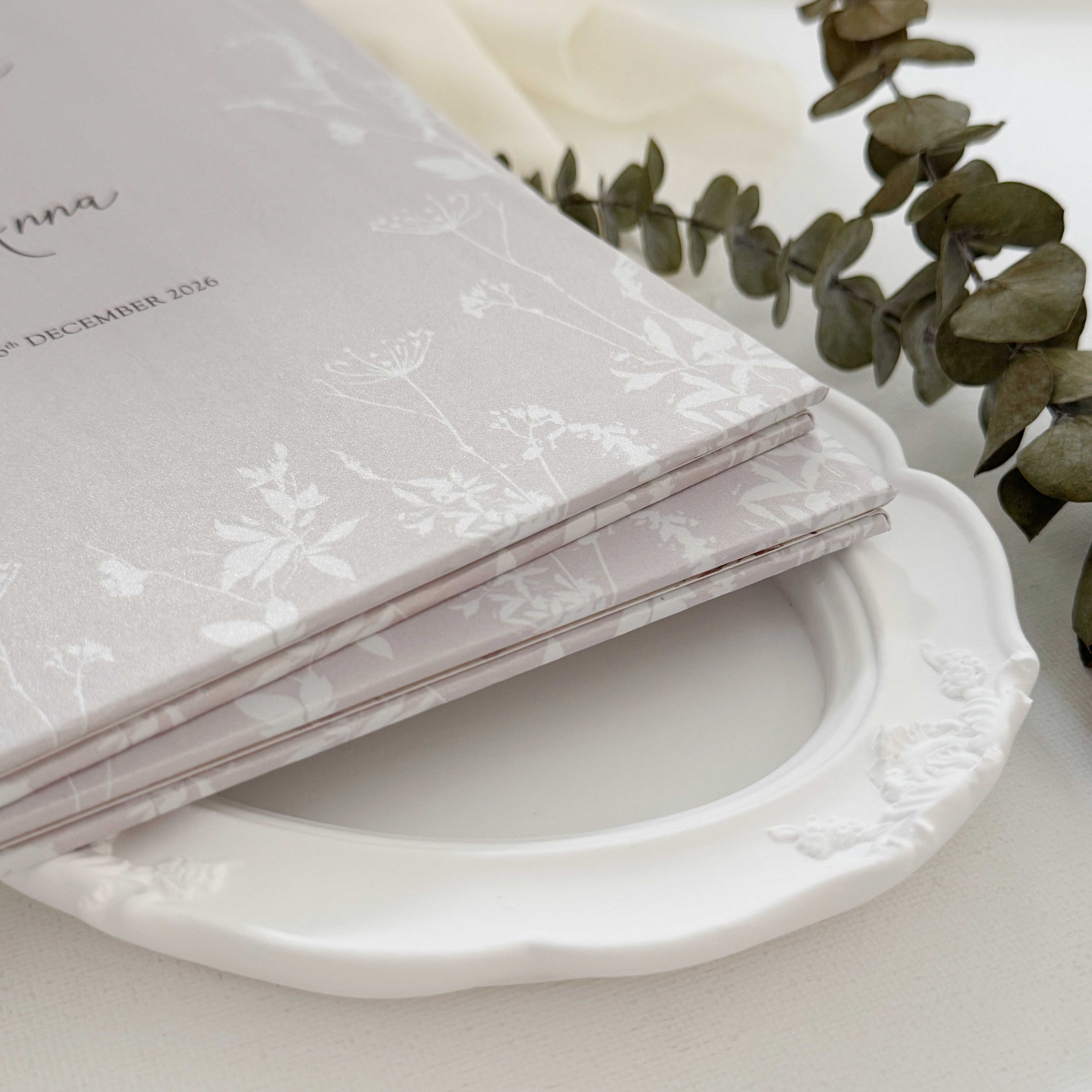 Premium Hardcover Wedding Invitation - Paperose Wedding