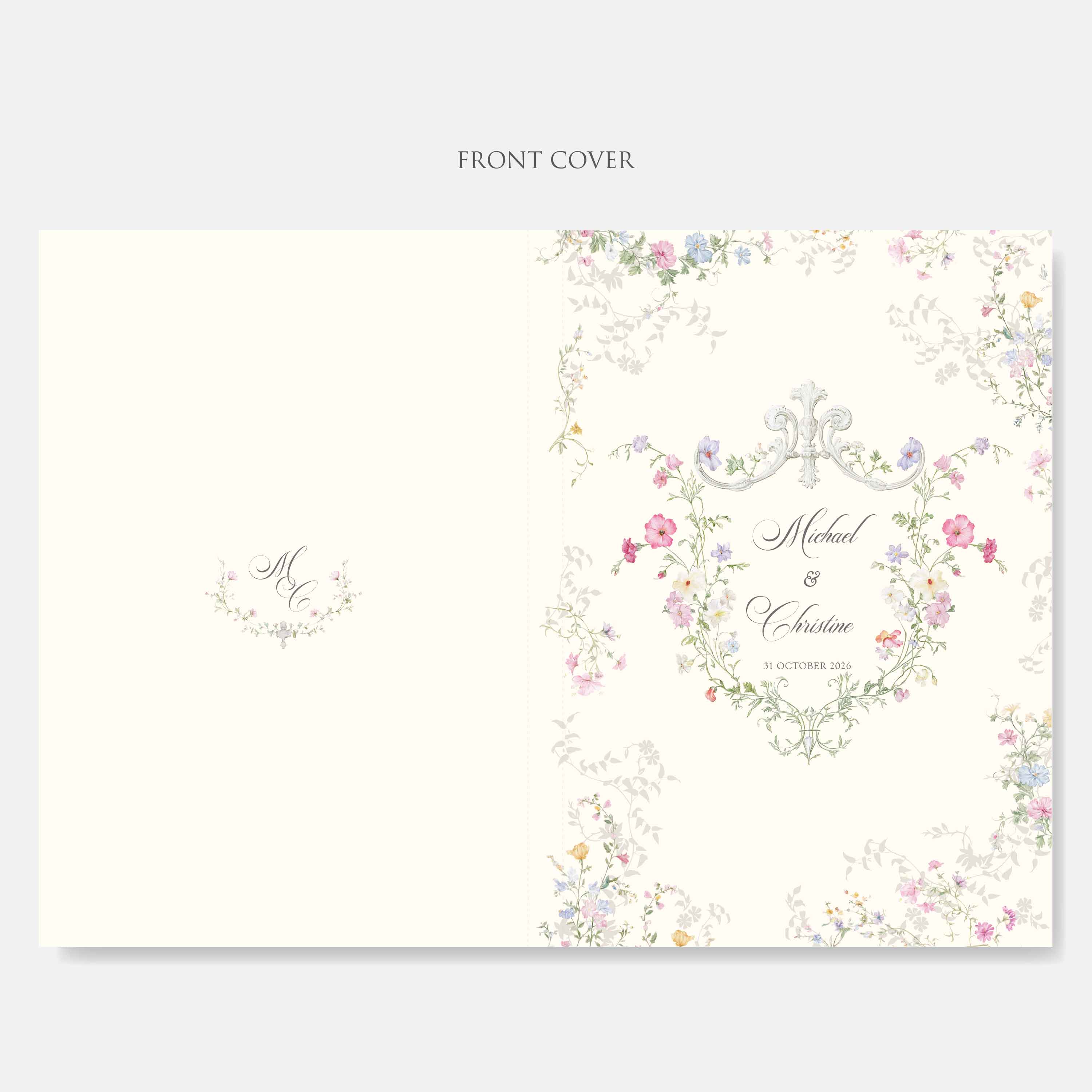 Premium Hardcover Wedding Invitation - Paperose Wedding