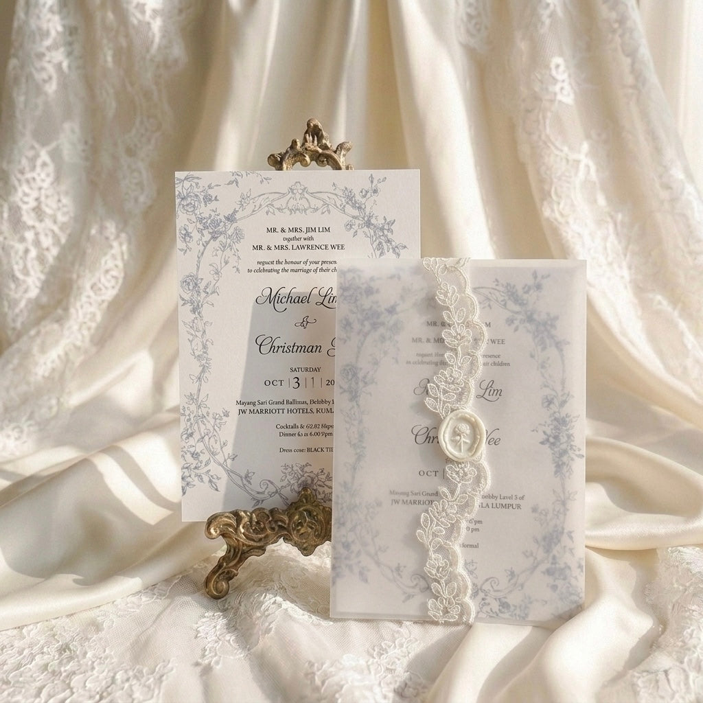 Lace Wedding Invitation