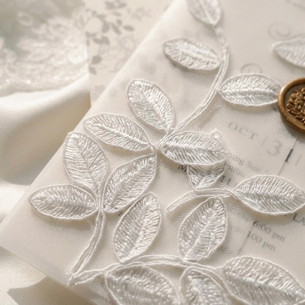 Lace Wedding Invitation