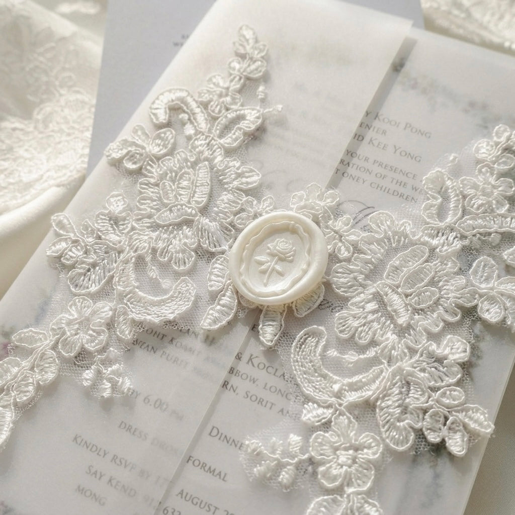 Lace Wedding Invitation