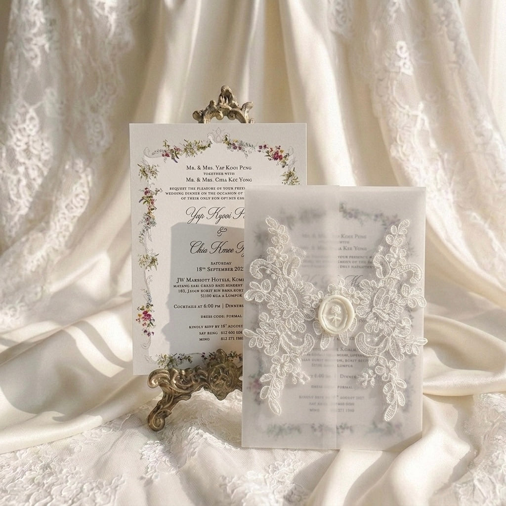 Lace Wedding Invitation