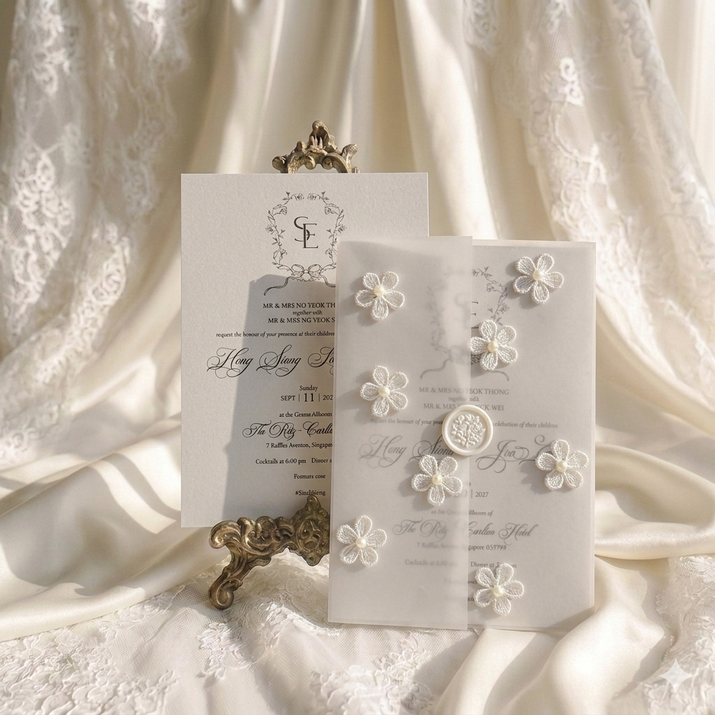 Lace Wedding Invitation