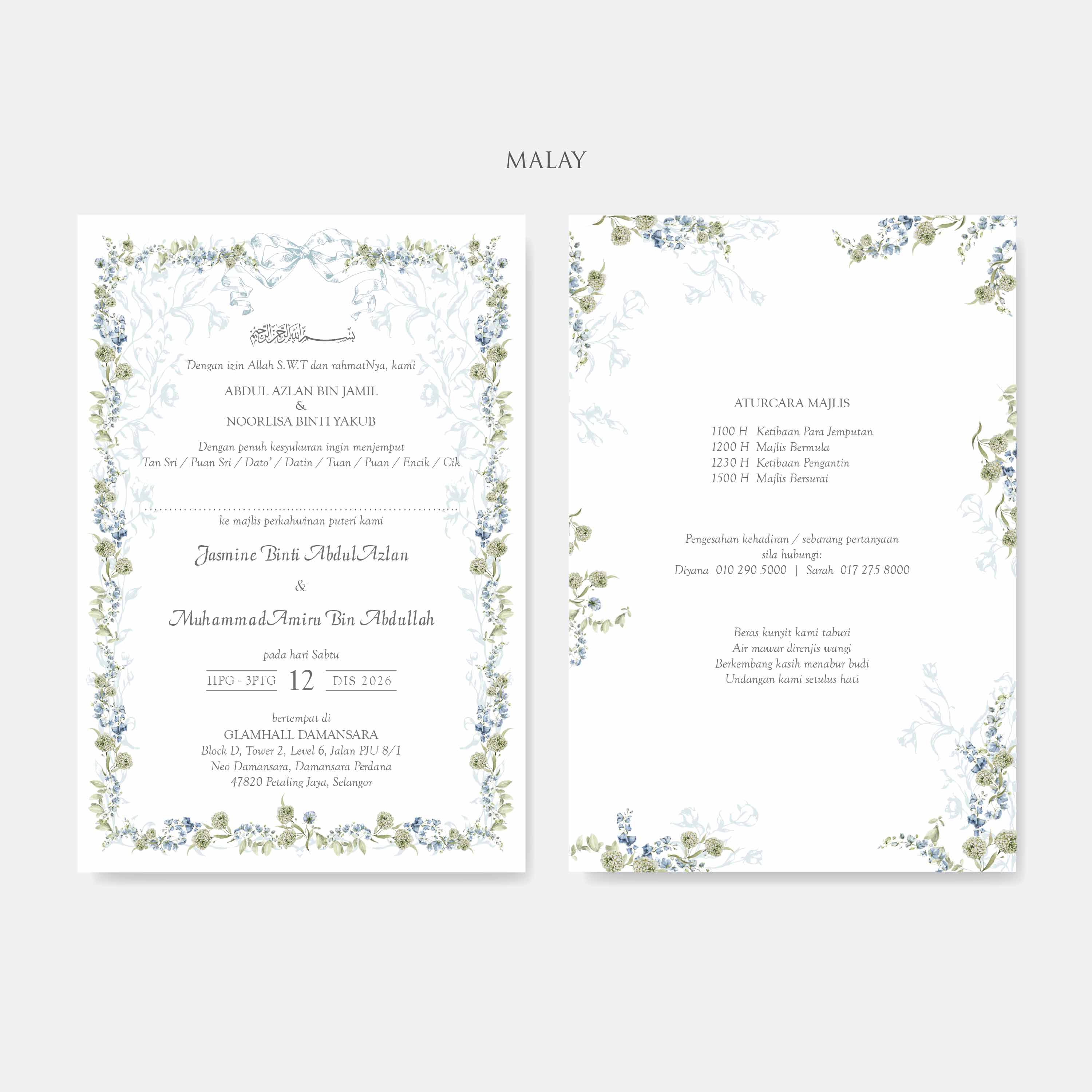 Lace Wedding Invitation
