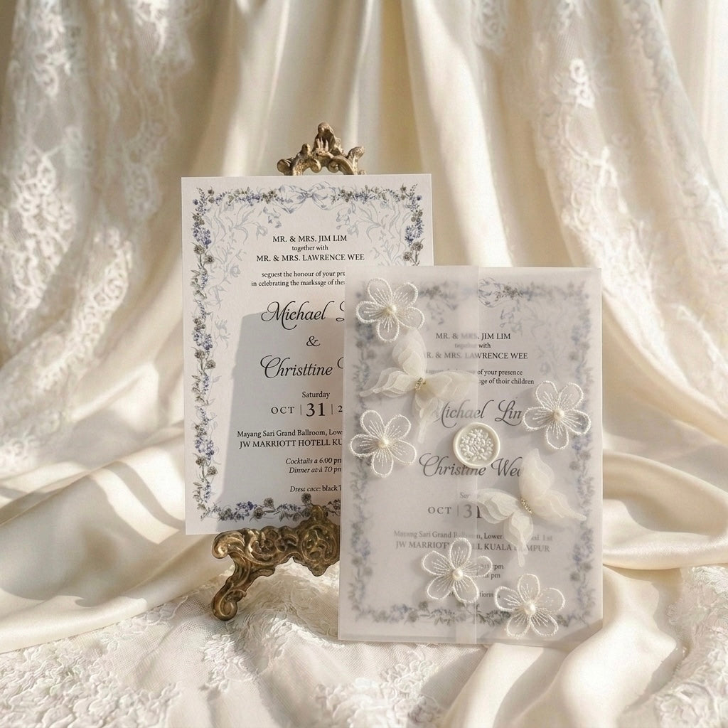 Lace Wedding Invitation