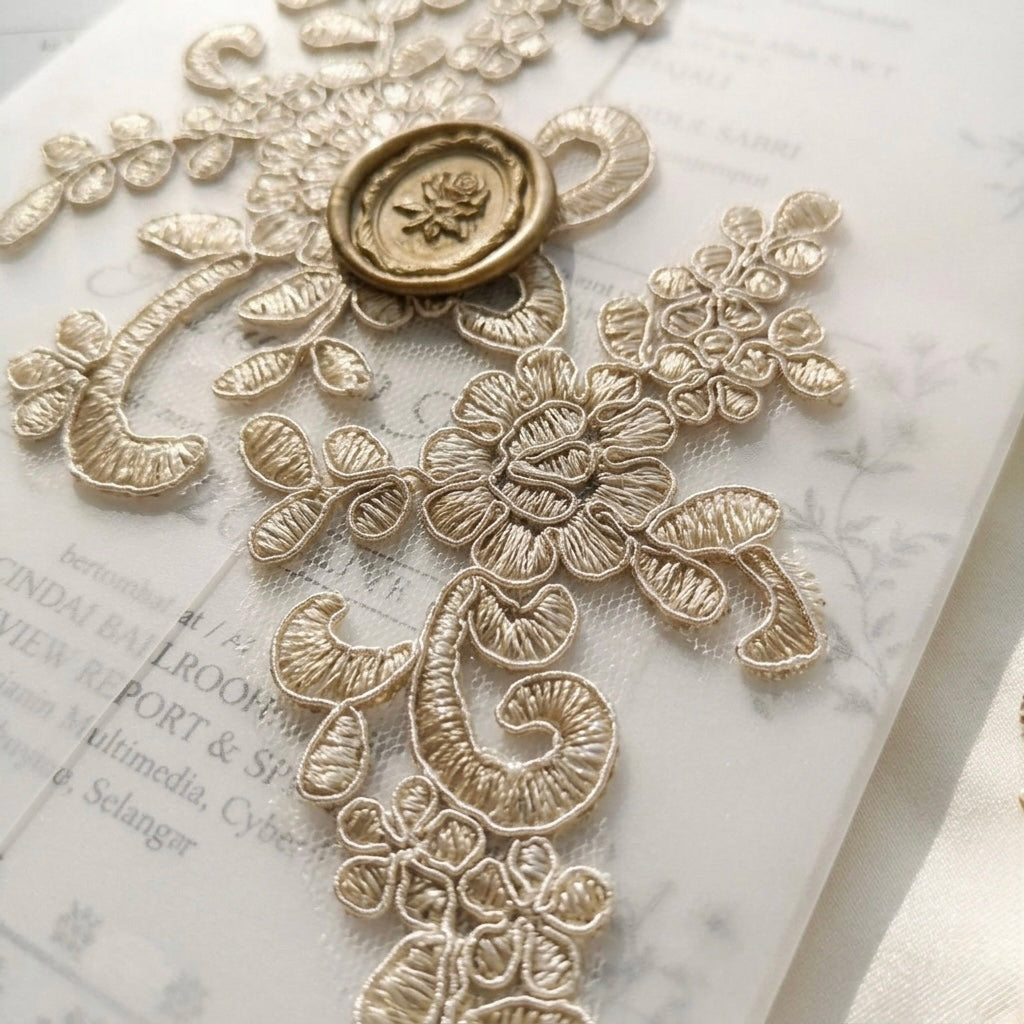 Lace Wedding Invitation
