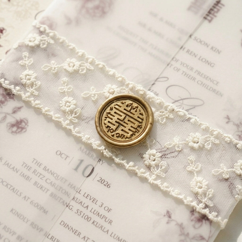 Lace Wedding Invitation