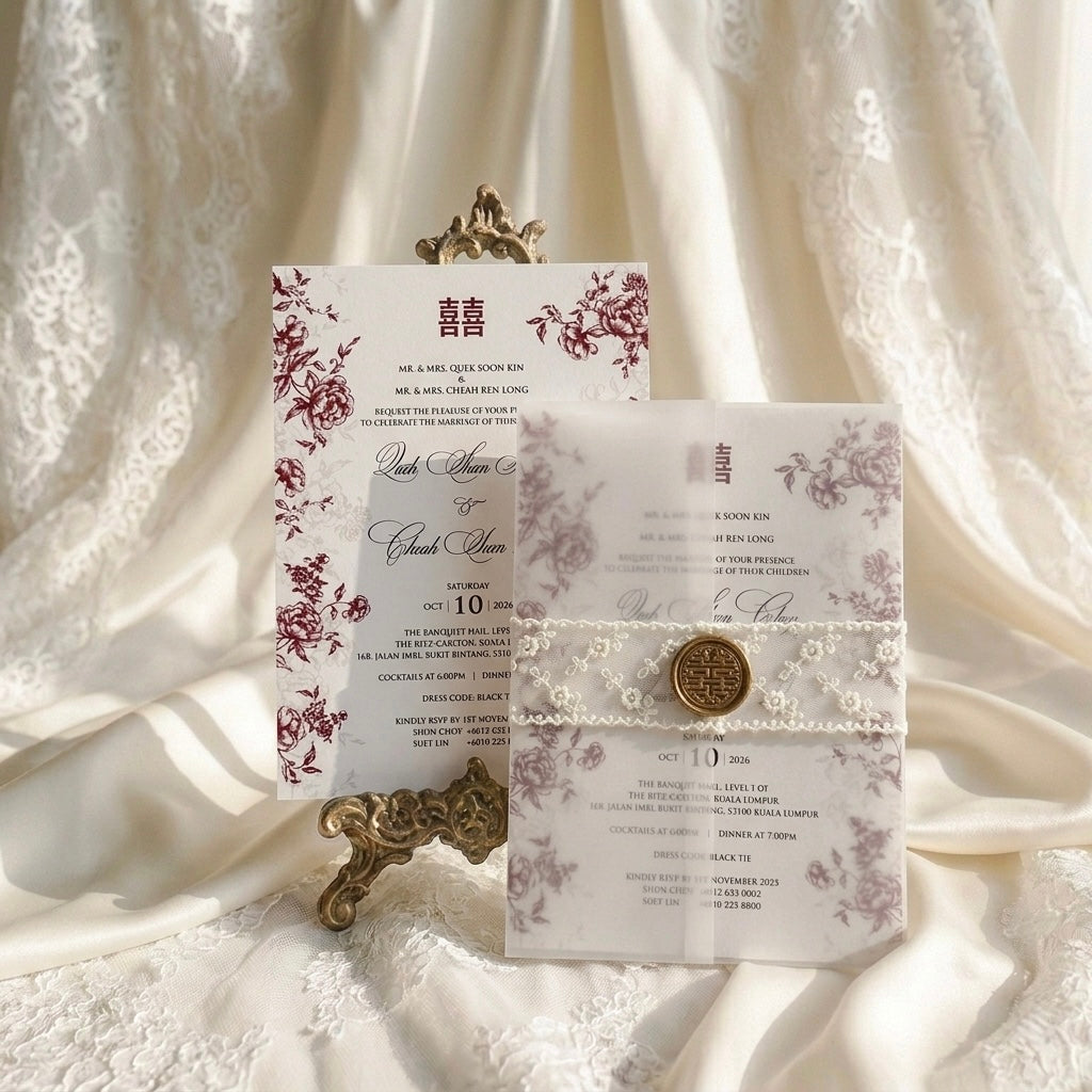 Lace Wedding Invitation