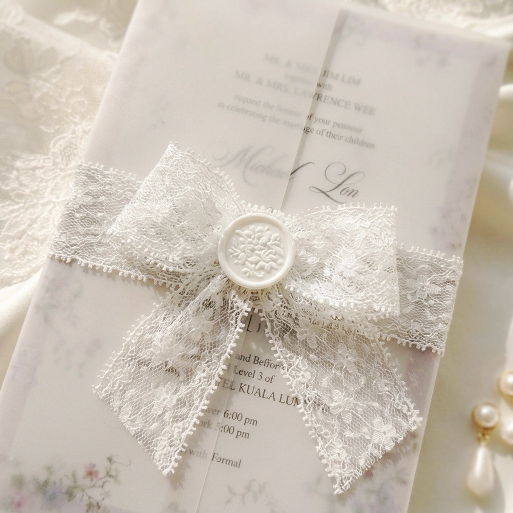 Lace Wedding Invitation
