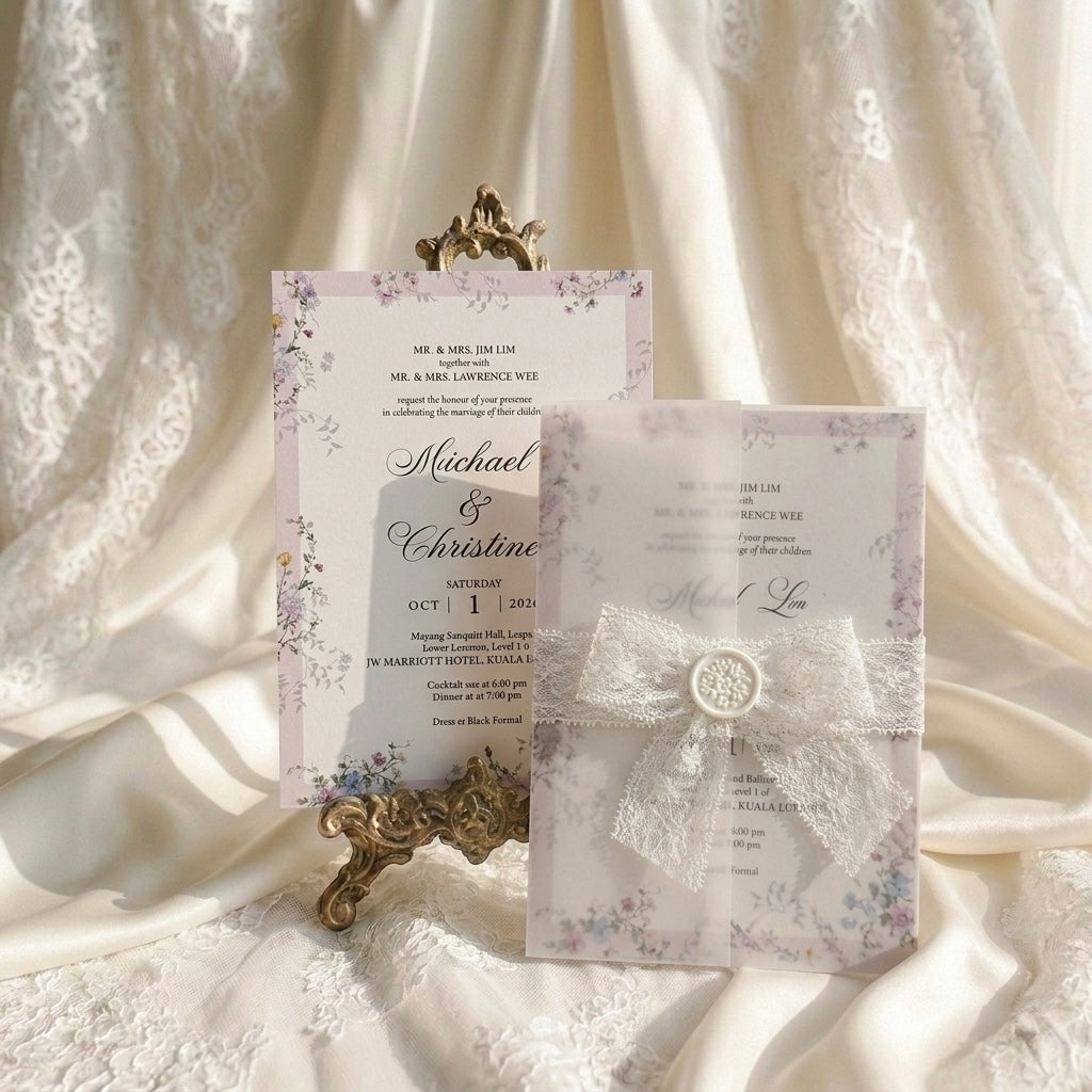 Lace Wedding Invitation