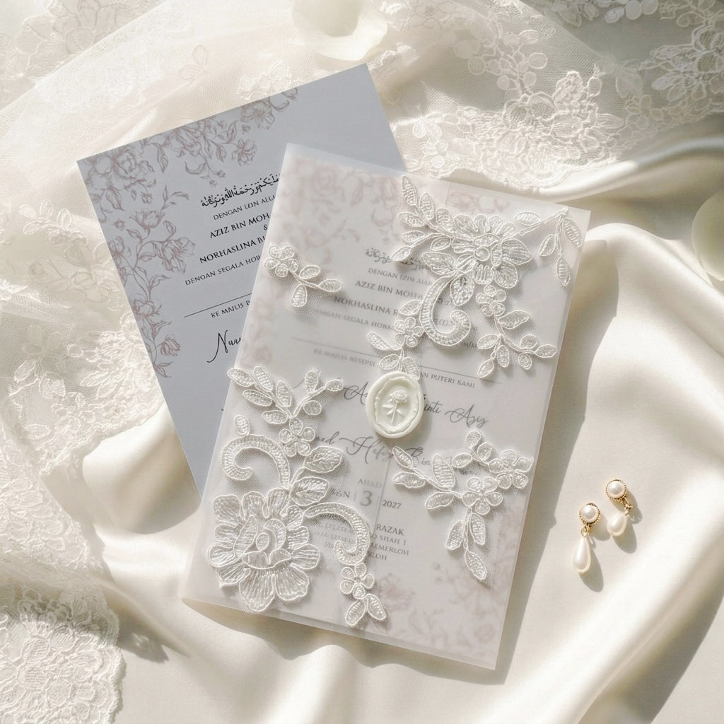 Lace Wedding Invitation