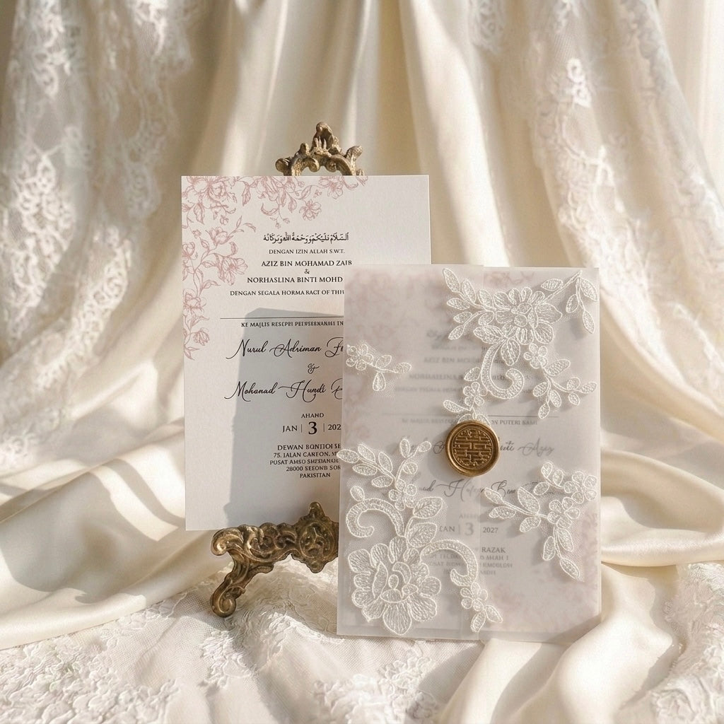 Lace Wedding Invitation