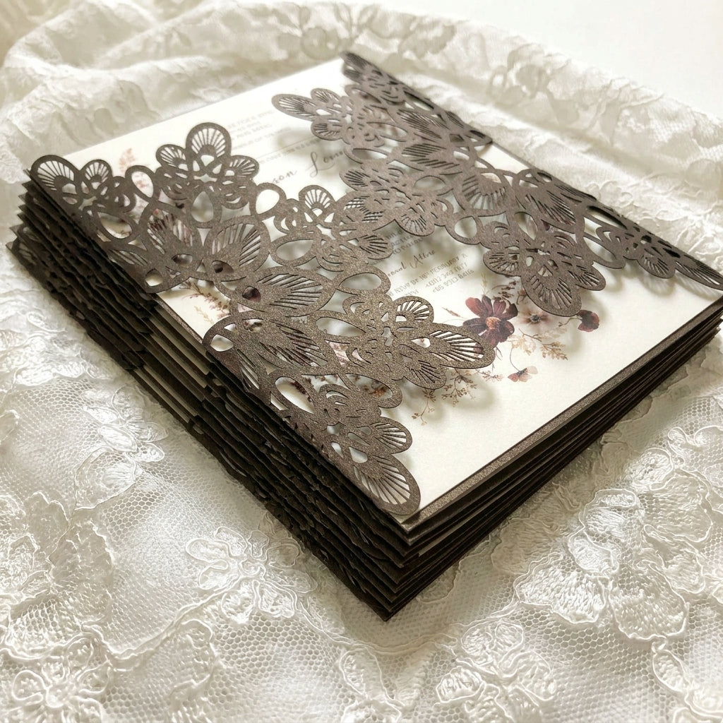  Laser cut wedding invitations offer endless possibilities and tons of style