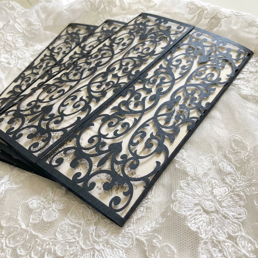 Paperose offers a wide range of highly personalisable laser cut wedding invitations for your wedding big day