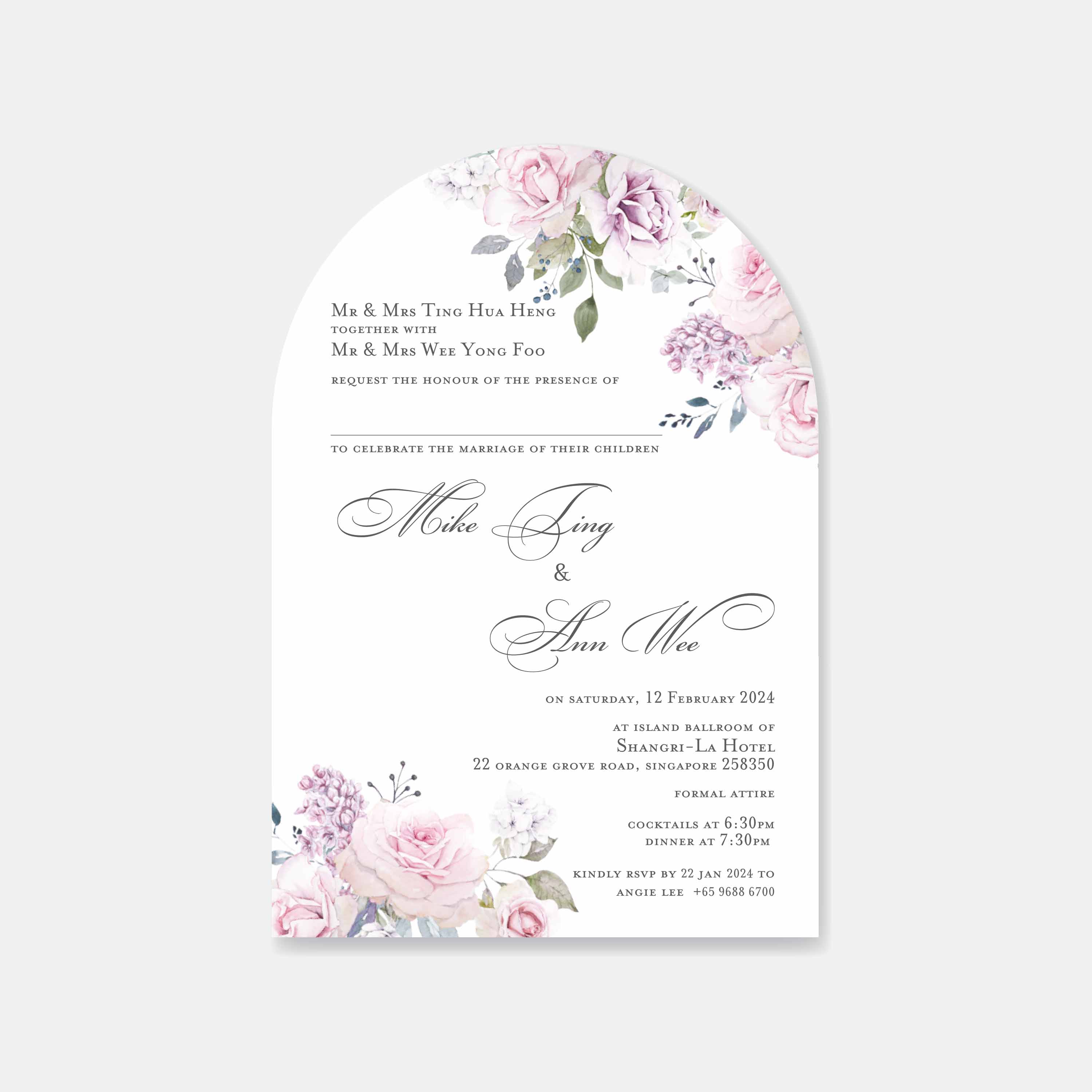 Arch Wedding Invitation