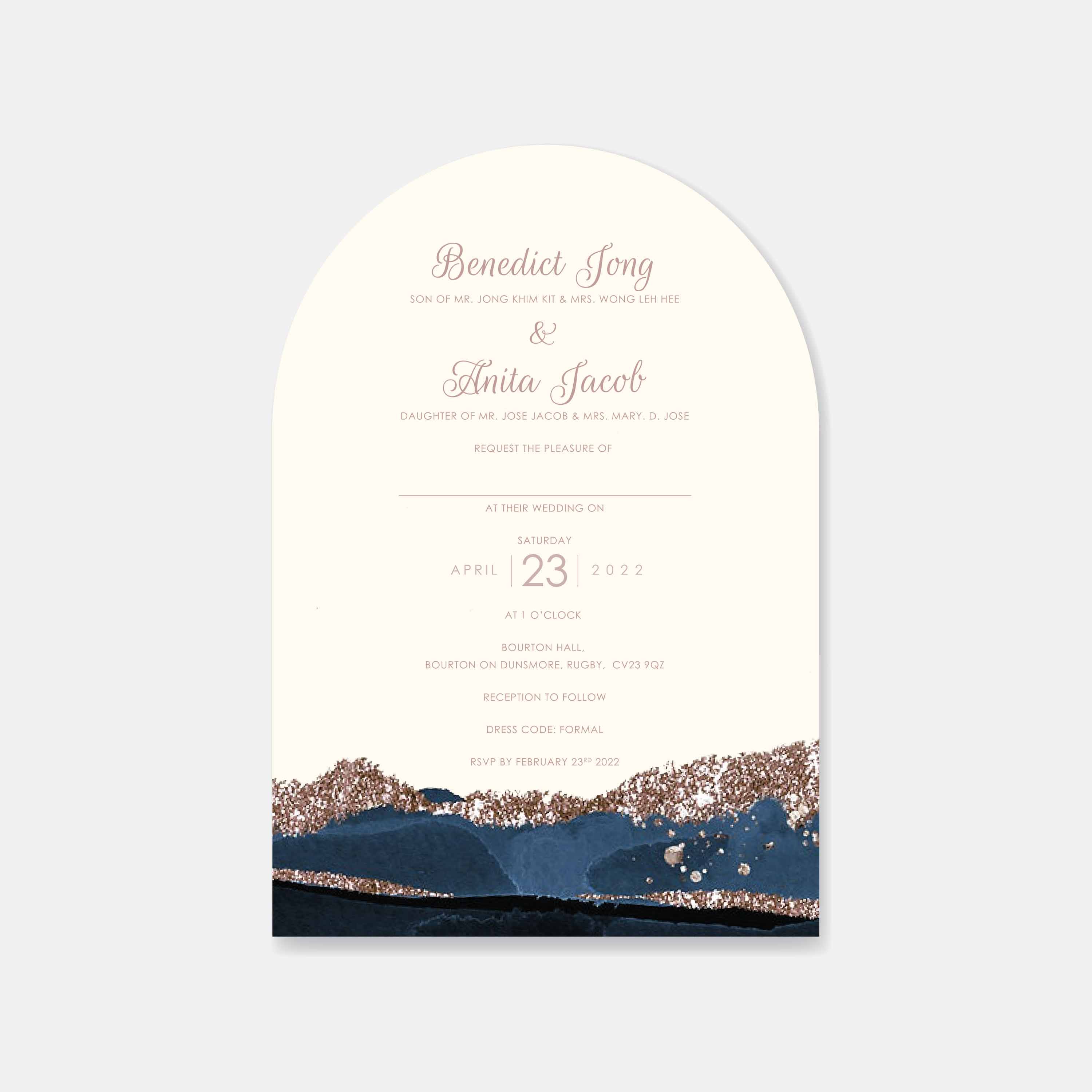 Arch Wedding Invitation