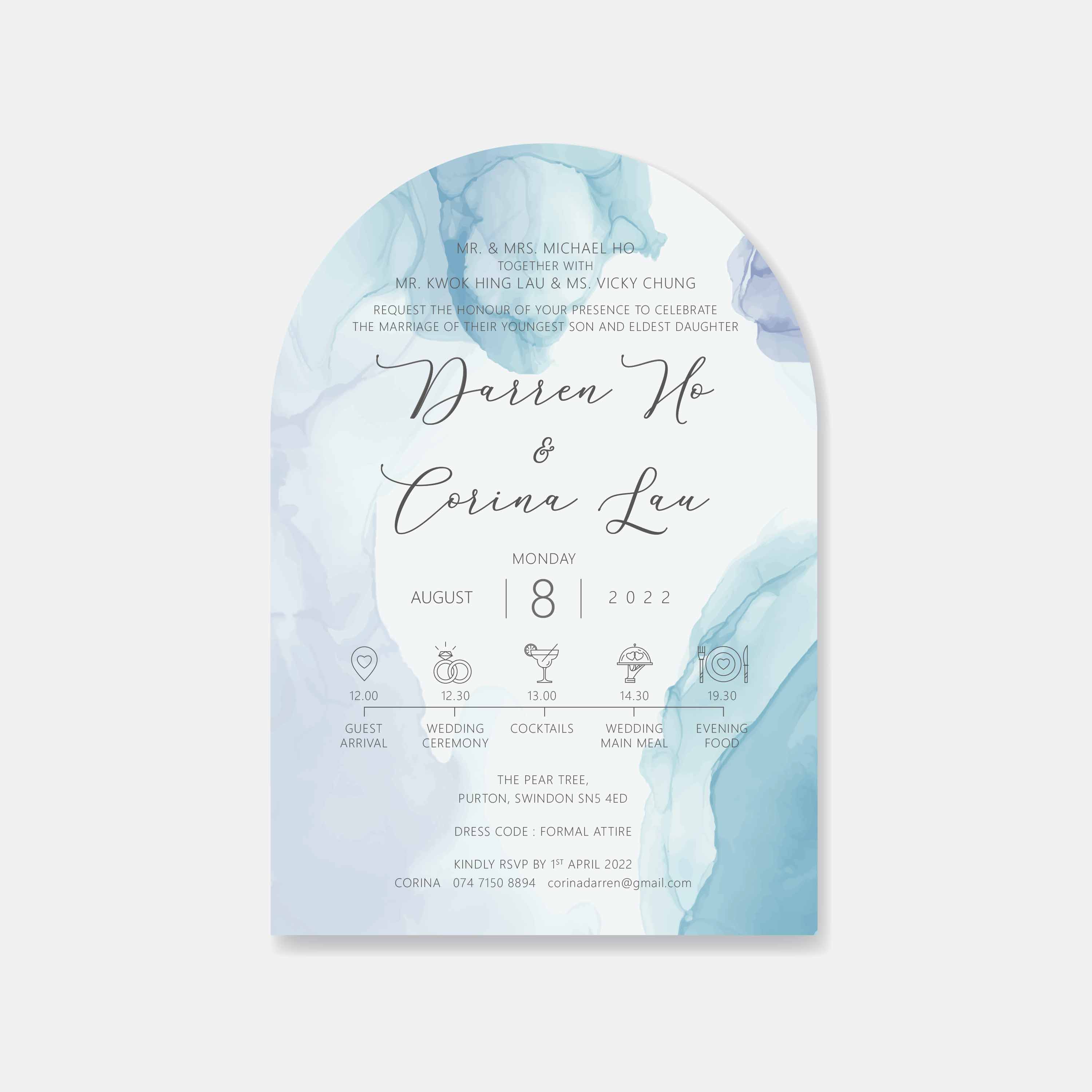 Arch Wedding Invitation