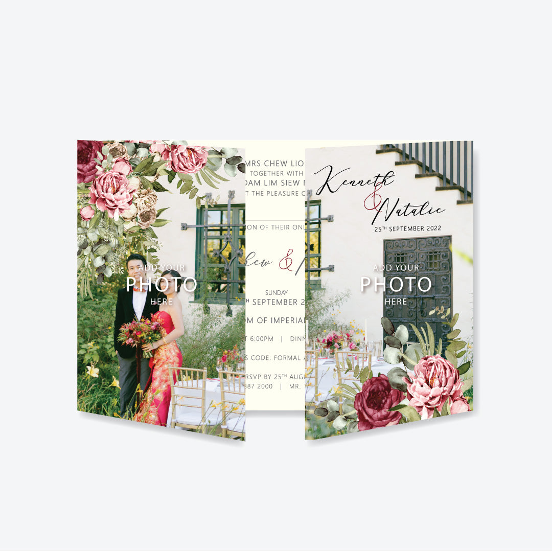 Photo Wedding Invitation