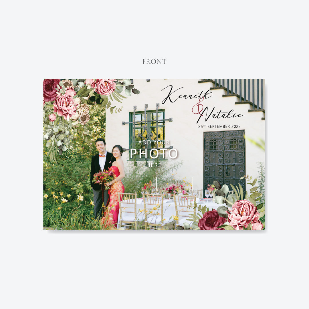 Photo Wedding Invitation