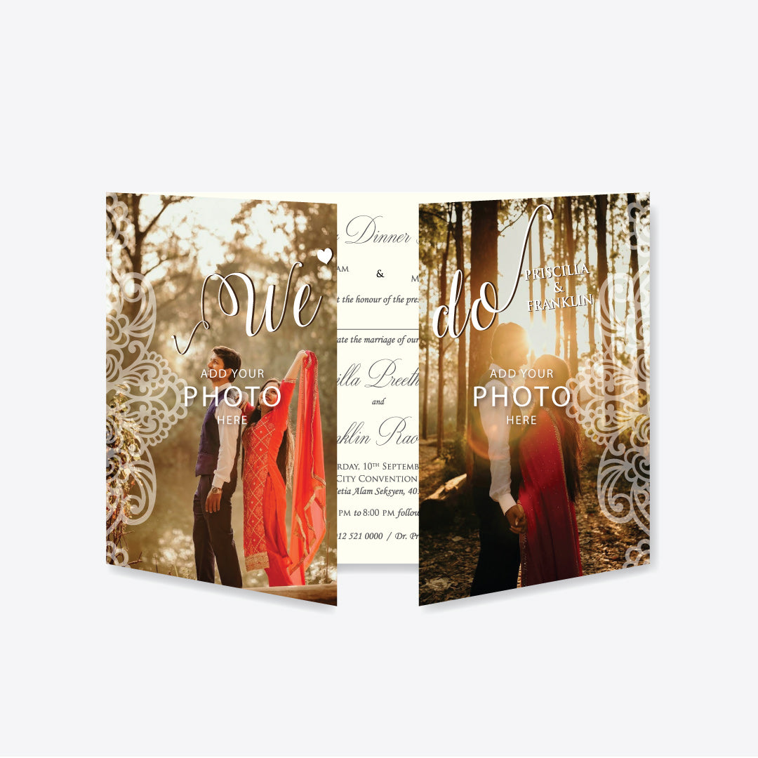 Photo Wedding Invitation