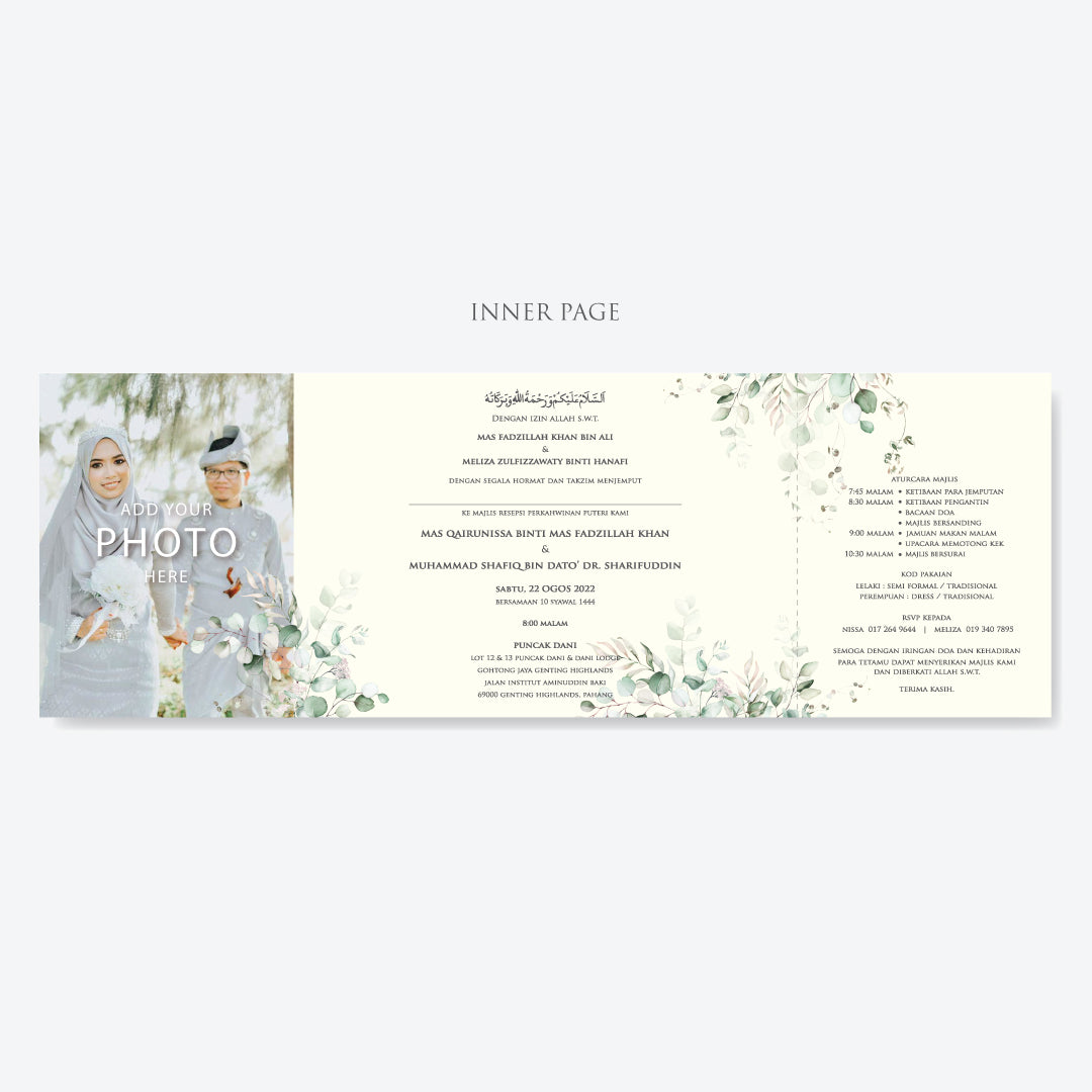 Photo Wedding Invitation