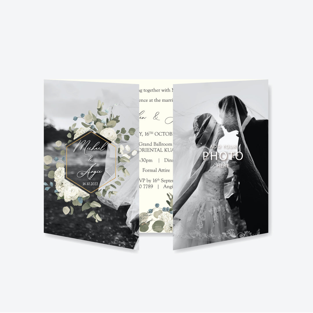 Photo Wedding Invitation