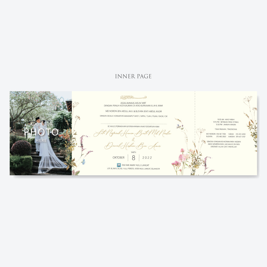 Photo Wedding Invitation