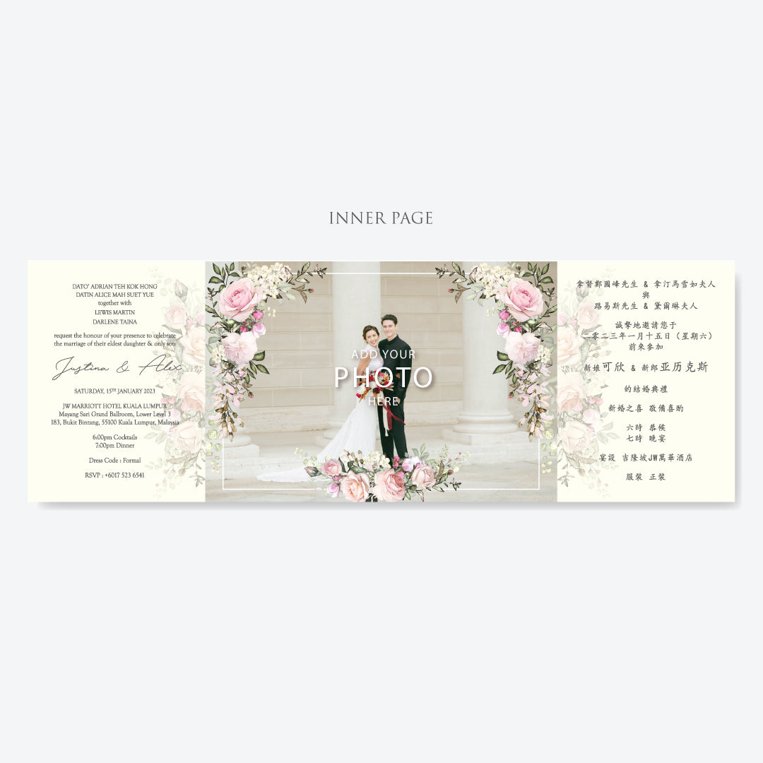 Photo Wedding Invitation