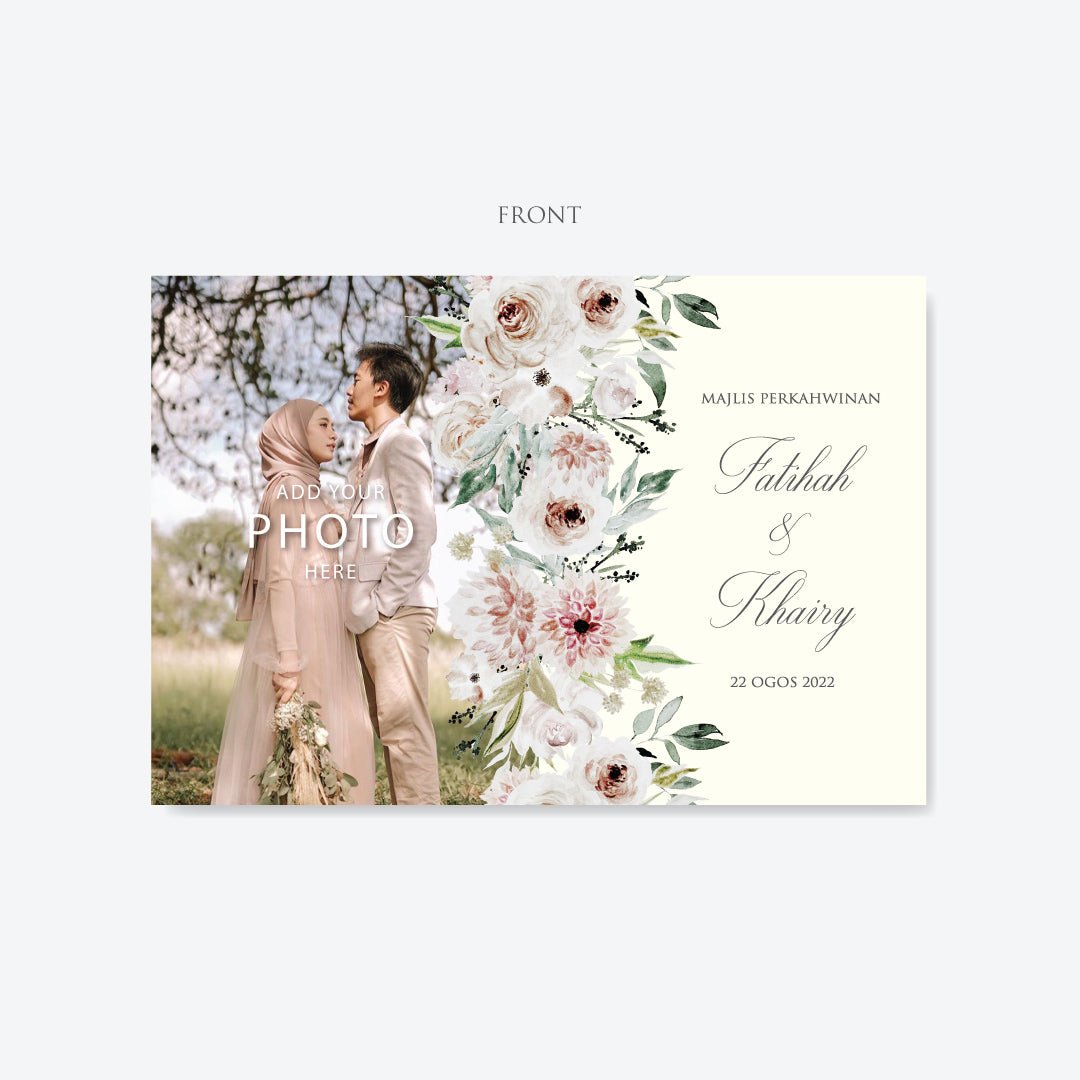 Photo Wedding Invitation