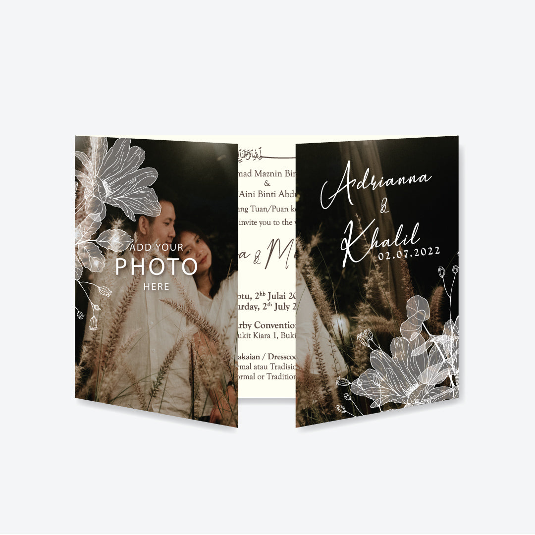 Photo Wedding Invitation