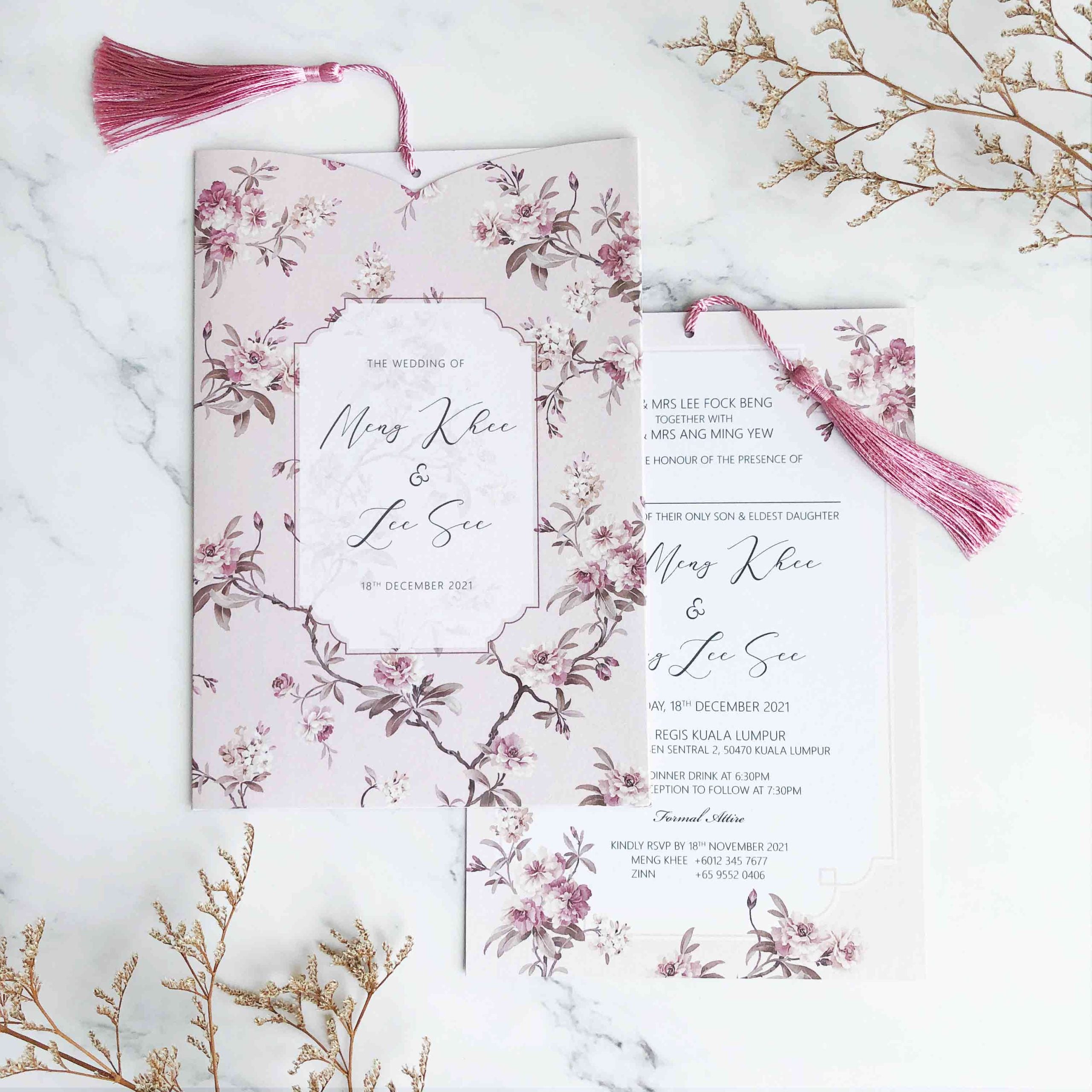 Pocket Wedding Invitation